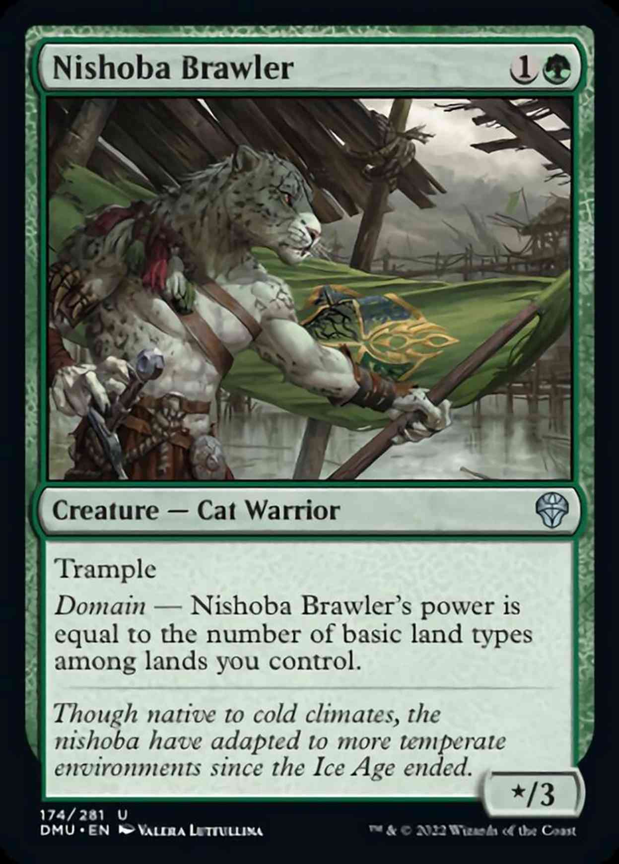 Nishoba Brawler magic card front