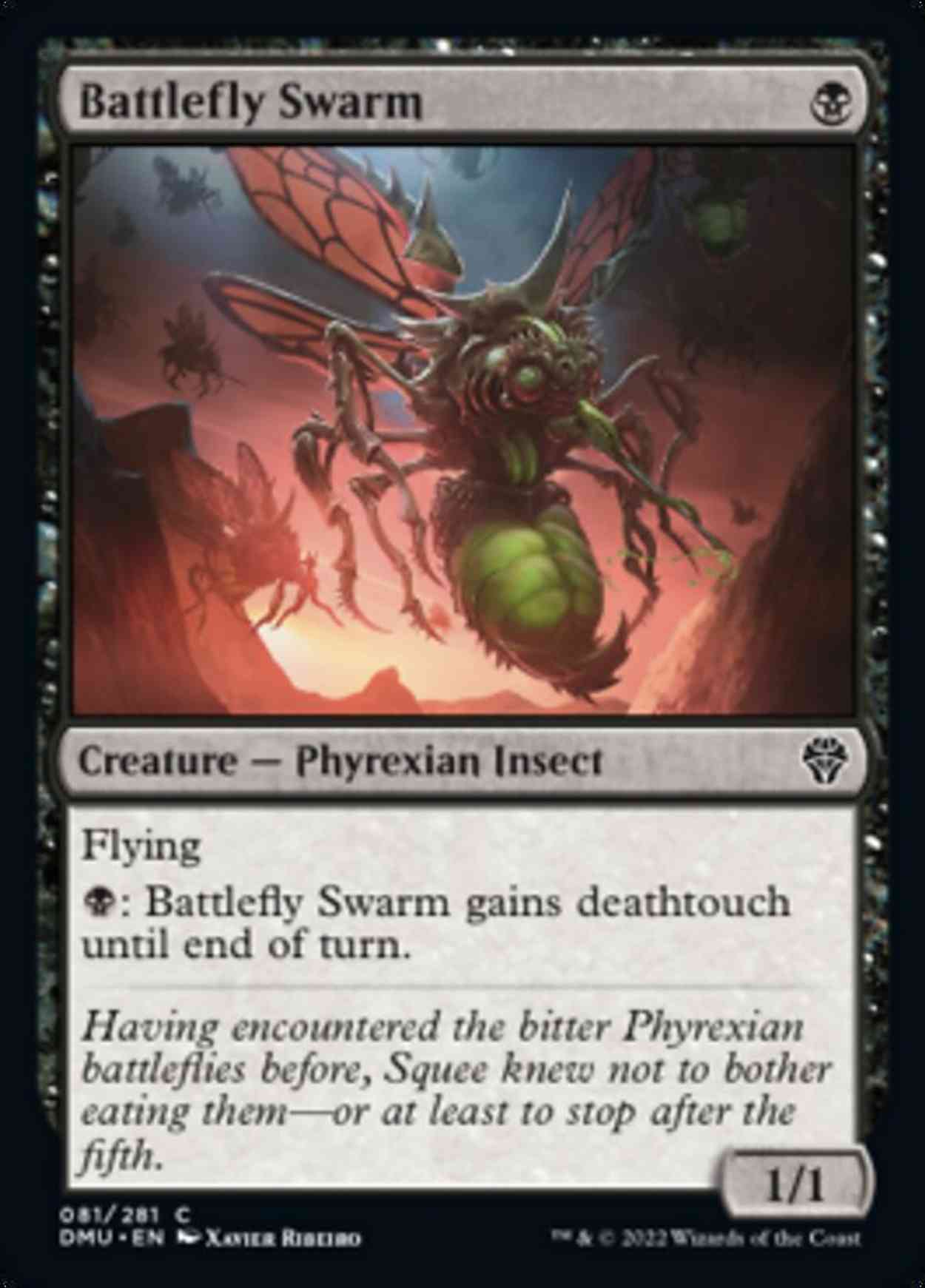 Battlefly Swarm magic card front