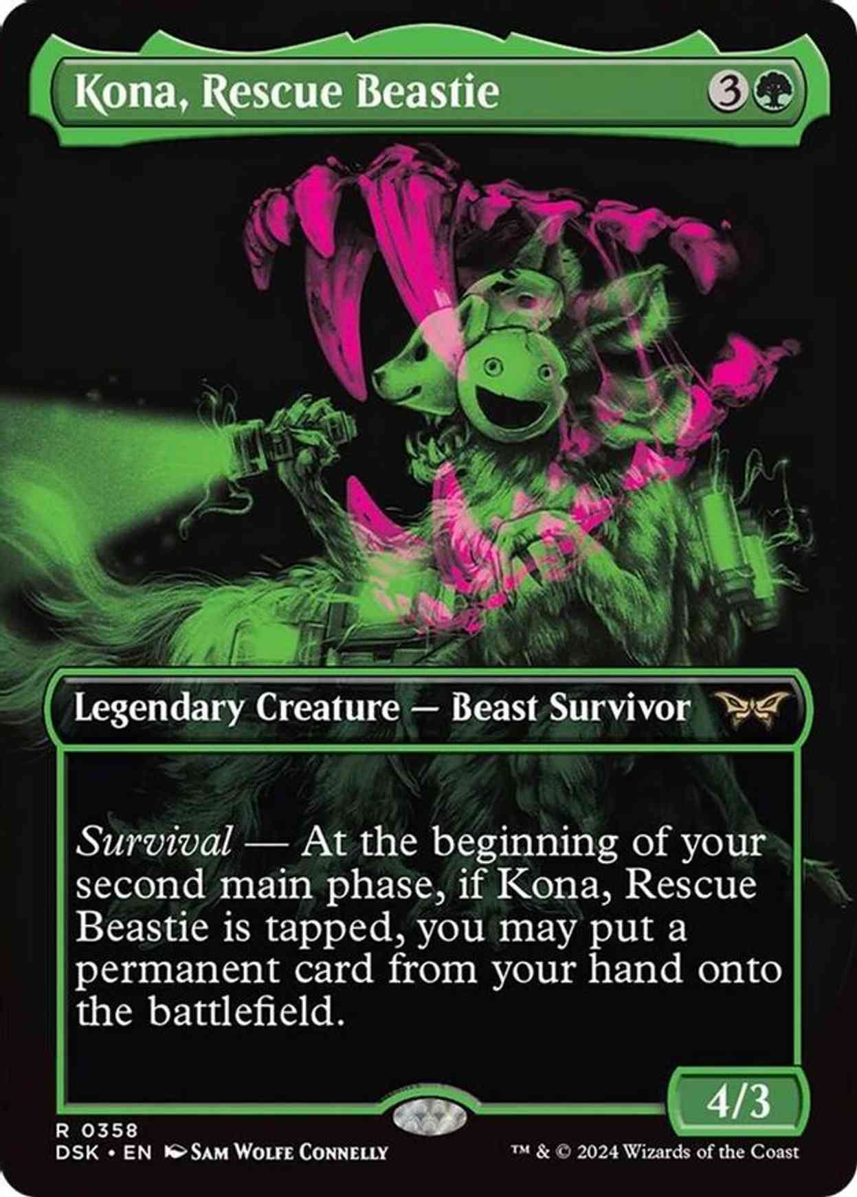 Kona, Rescue Beastie (Showcase) magic card front