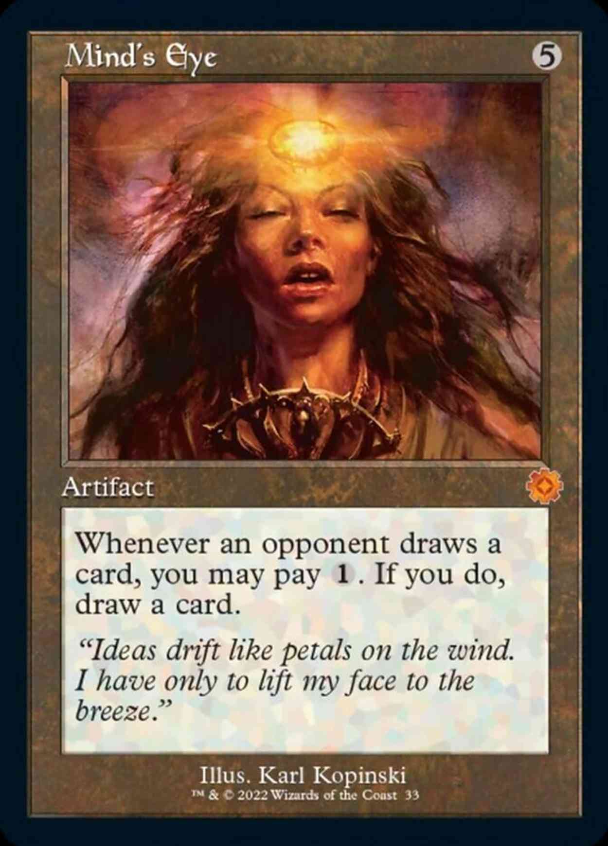 Mind's Eye magic card front