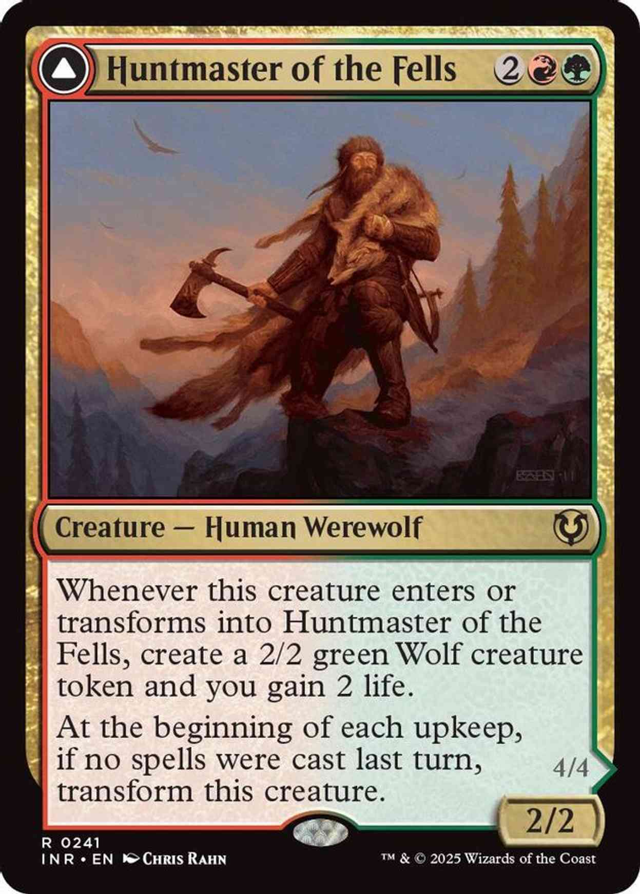 Huntmaster of the Fells // Ravager of the Fells magic card front