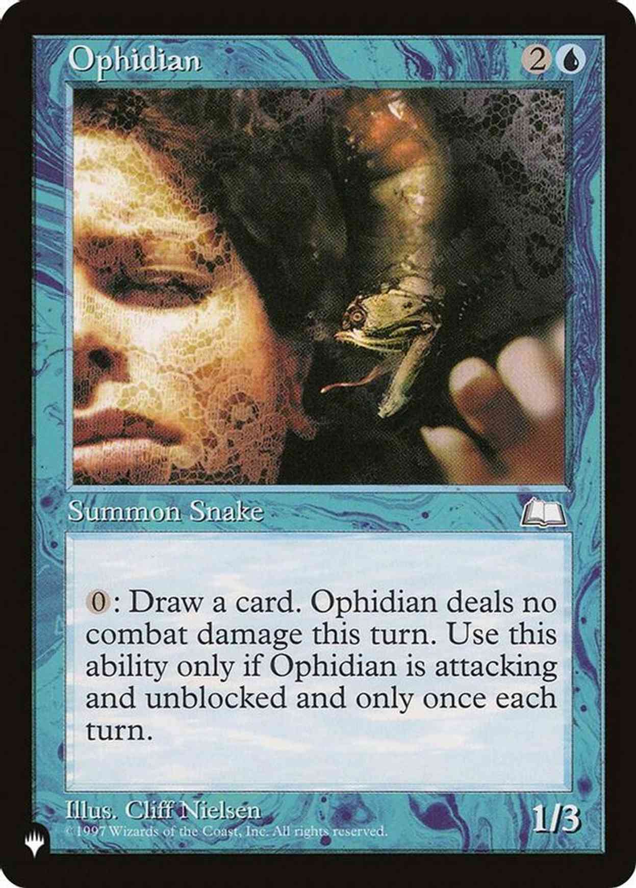 Ophidian magic card front