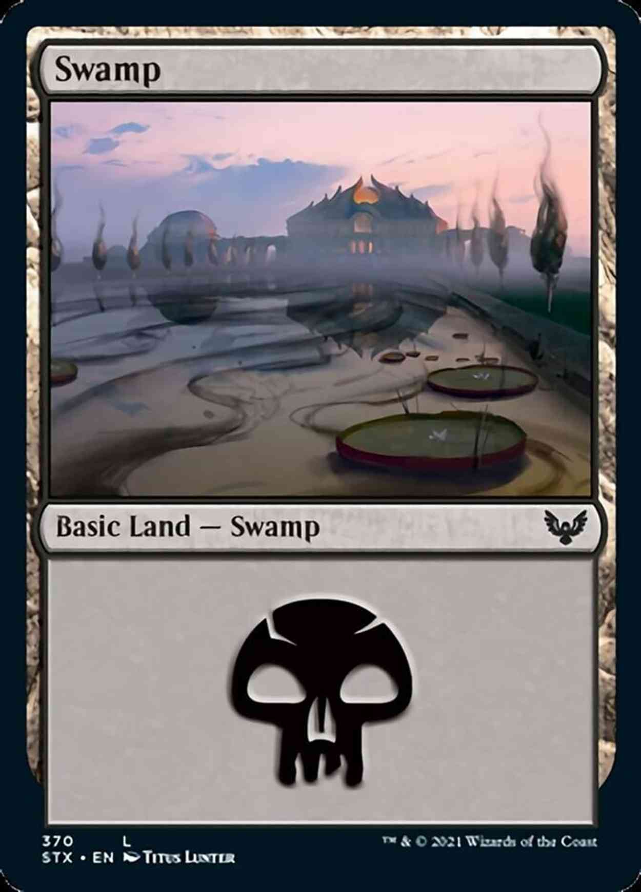 Swamp (370) magic card front