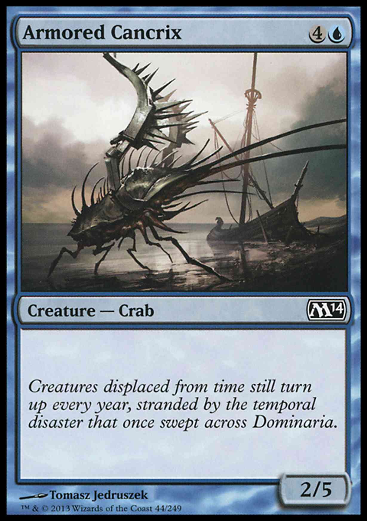 Armored Cancrix magic card front