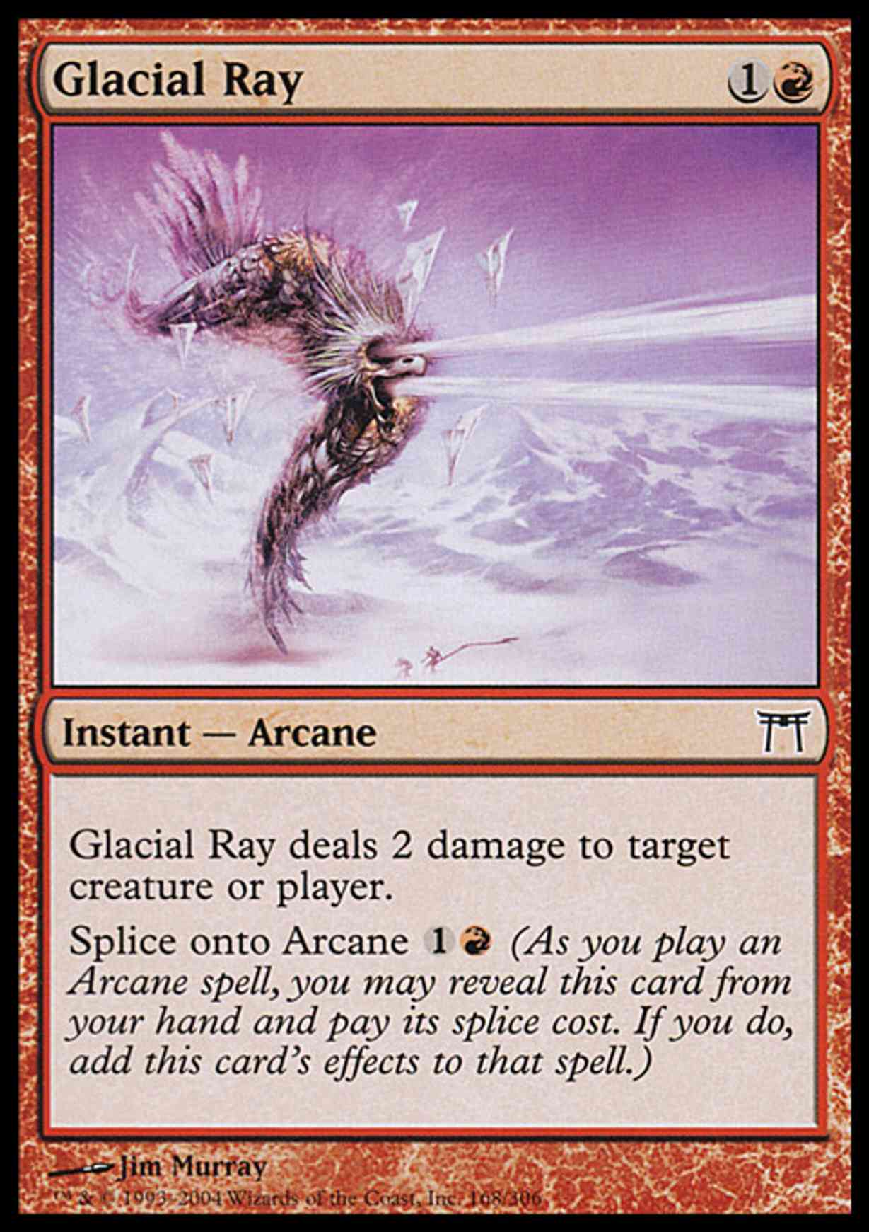 Glacial Ray magic card front