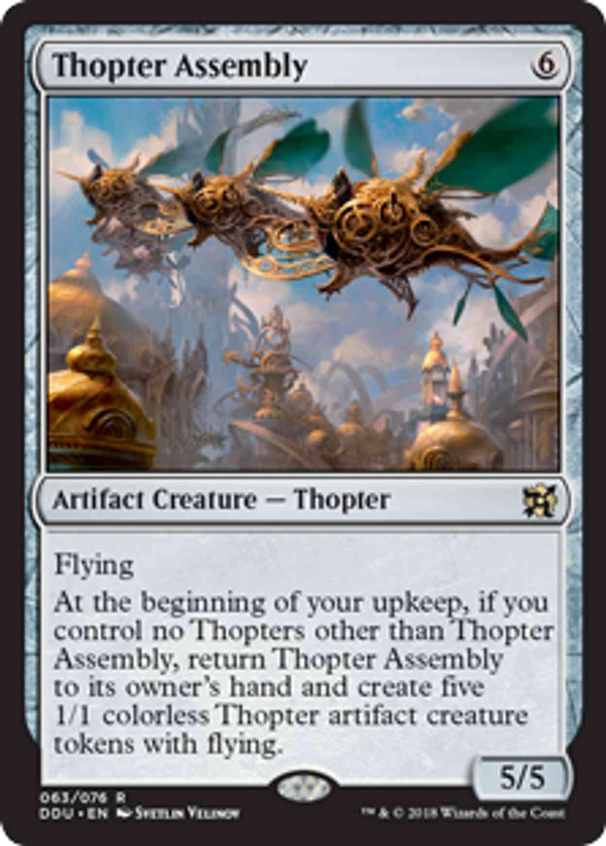 Thopter Assembly magic card front
