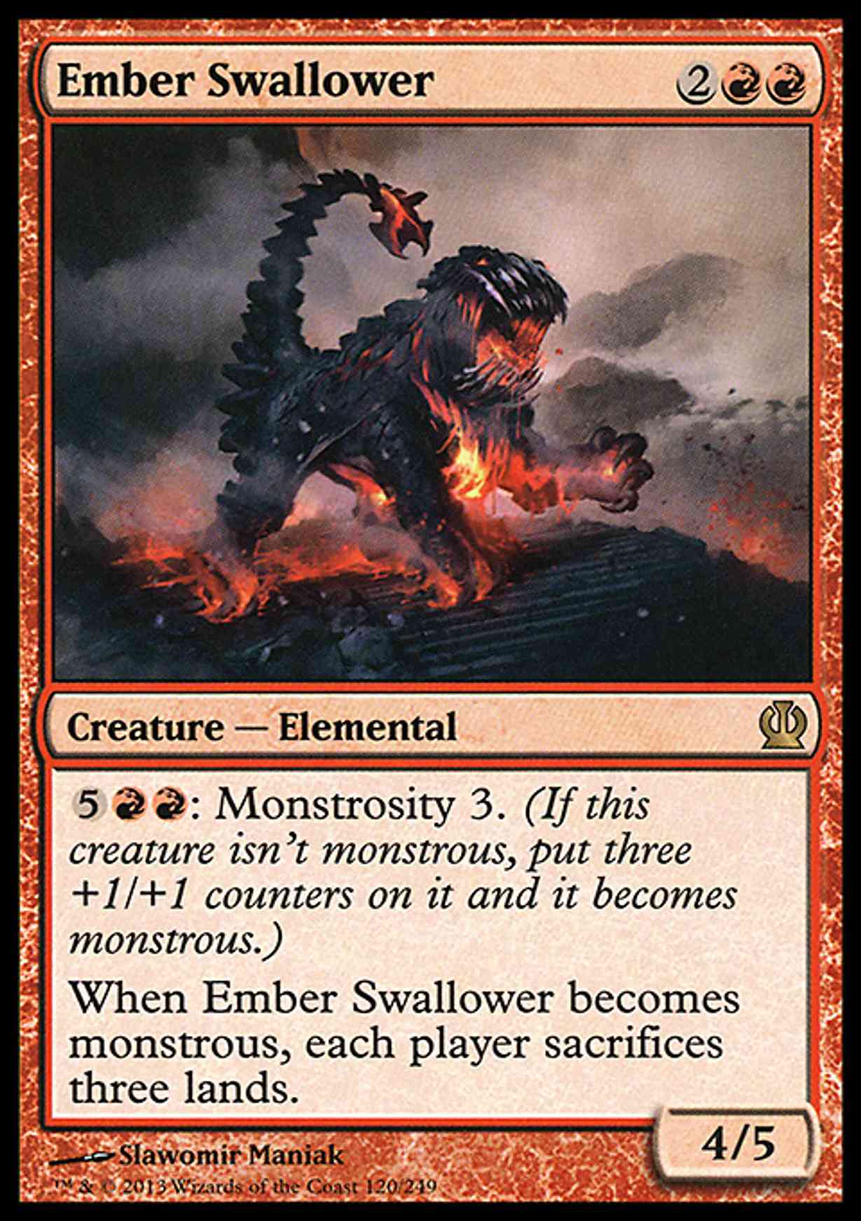Ember Swallower magic card front