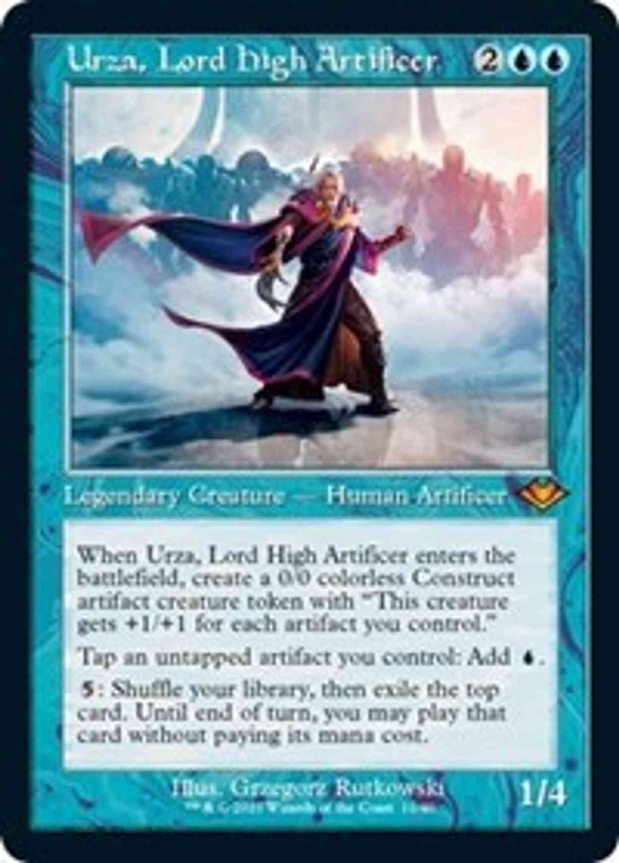 Urza, Lord High Artificer (Retro Frame) magic card front