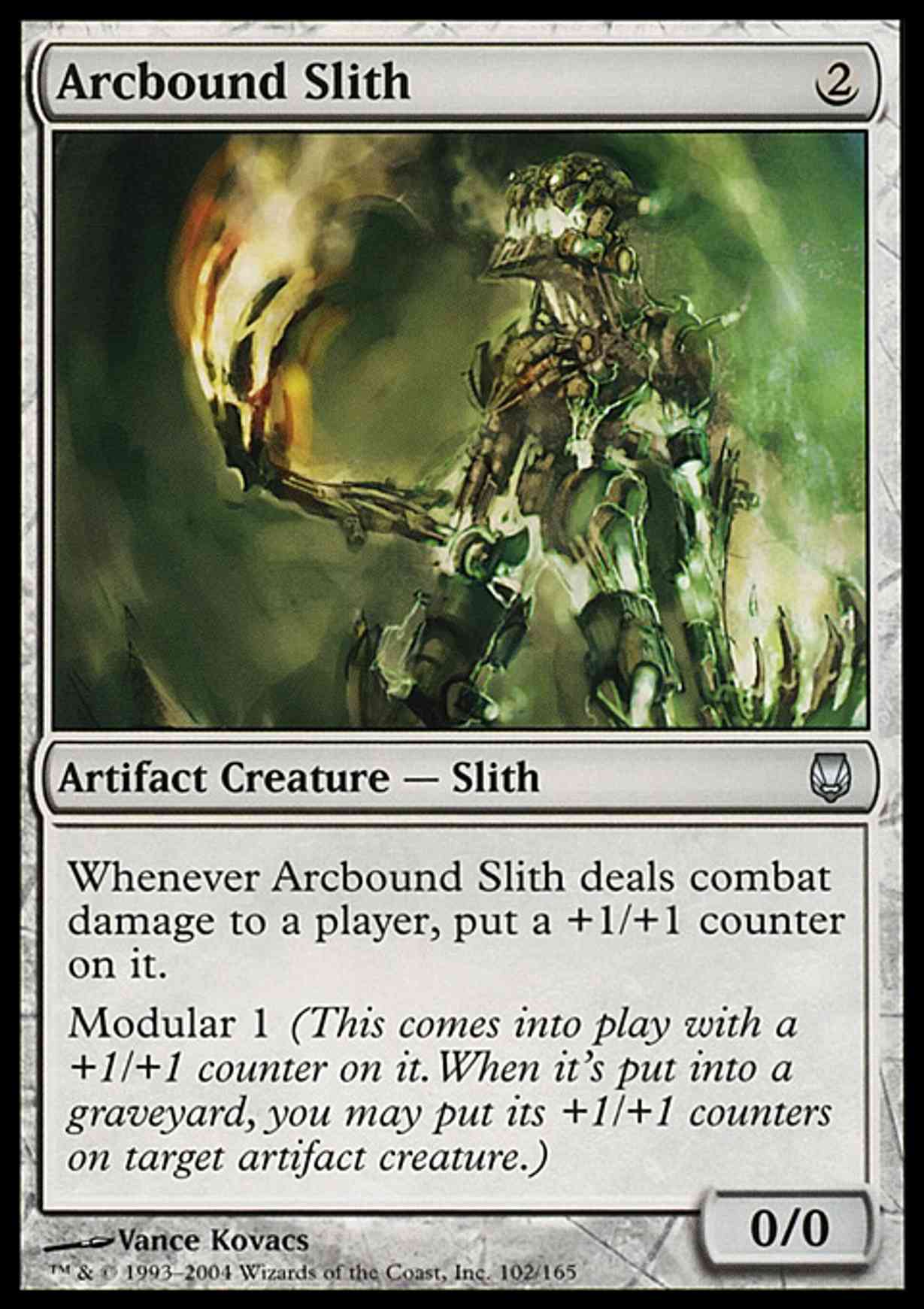 Arcbound Slith magic card front