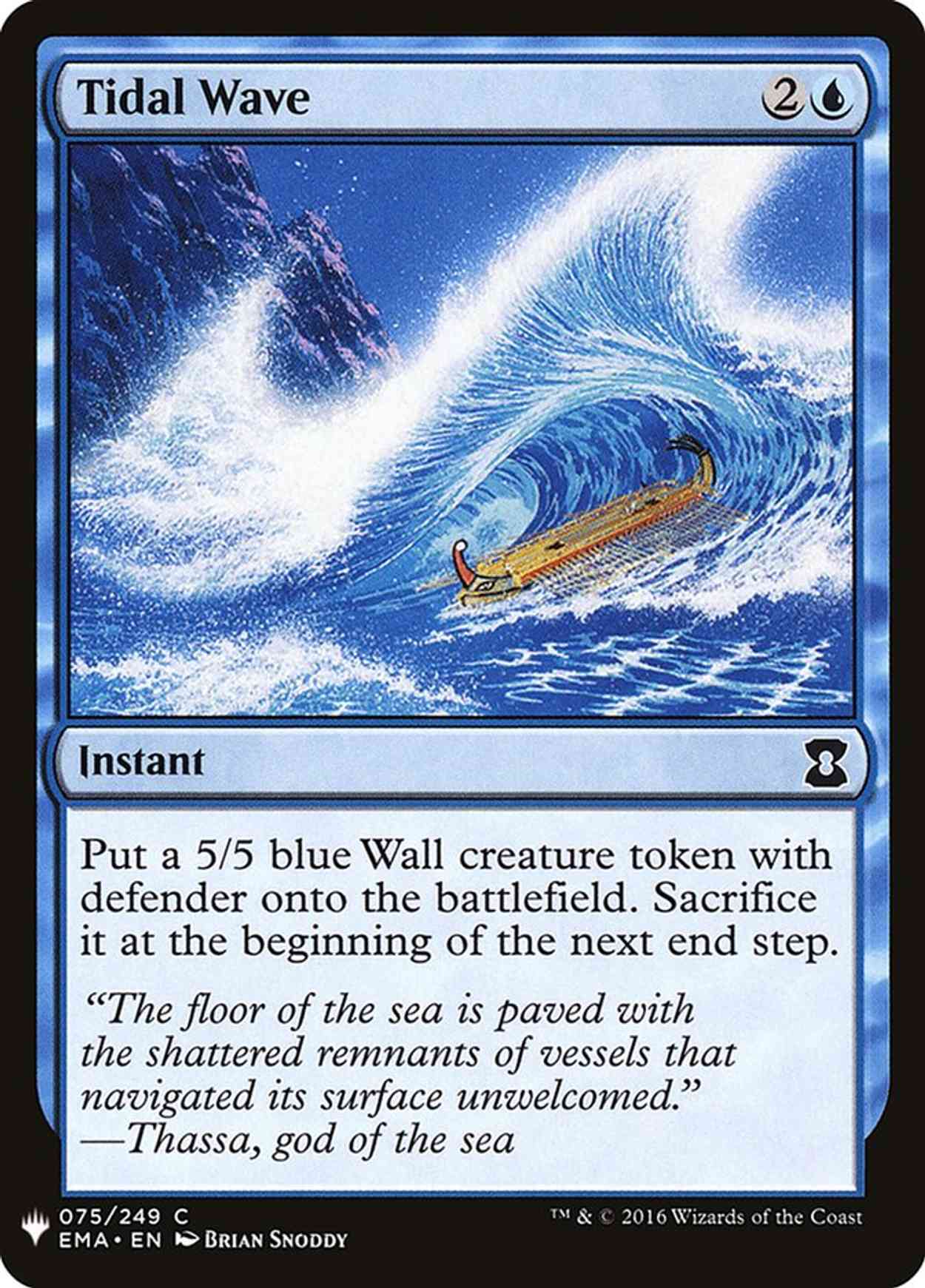 Tidal Wave magic card front