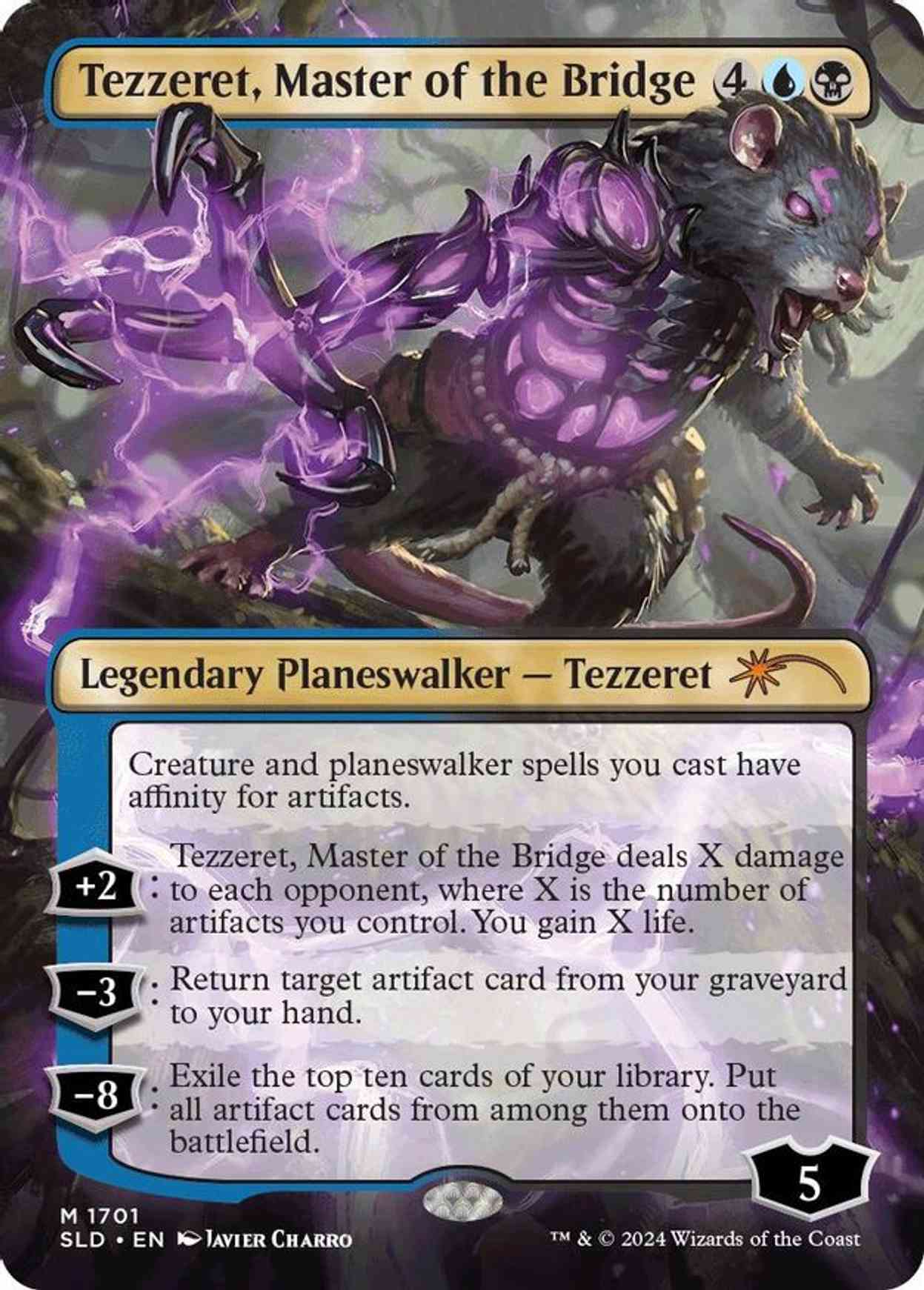 Tezzeret, Master of the Bridge magic card front