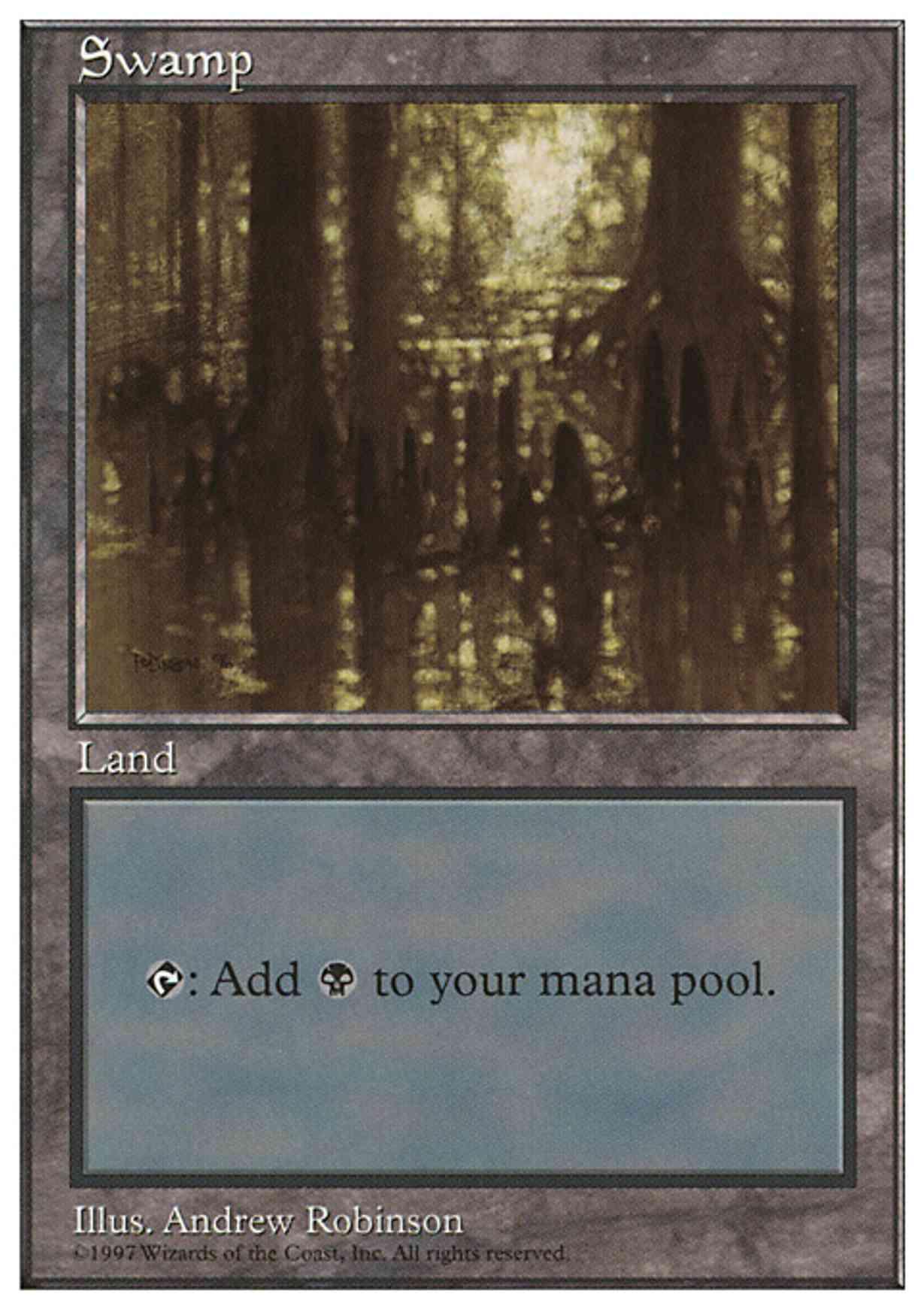 Swamp (438) magic card front