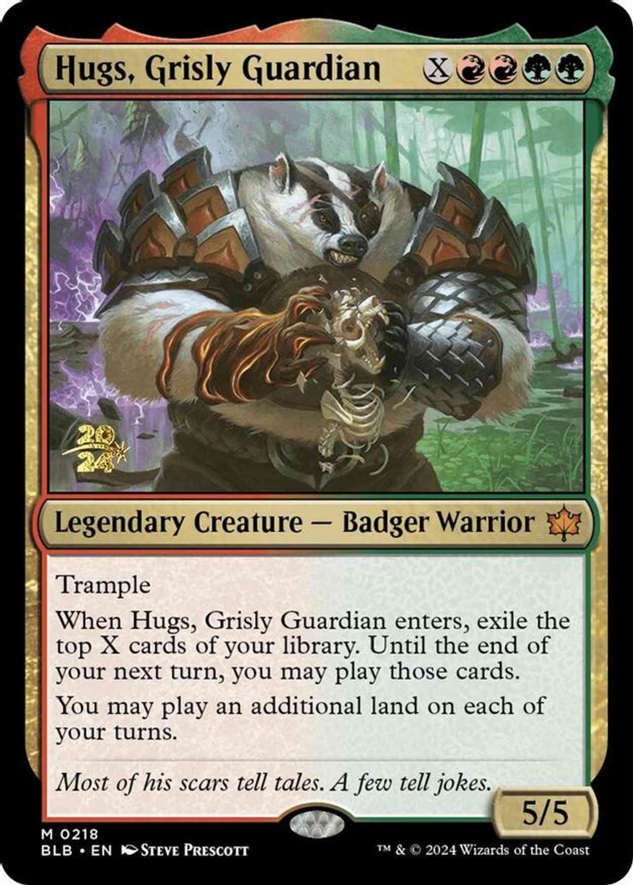 Hugs, Grisly Guardian magic card front