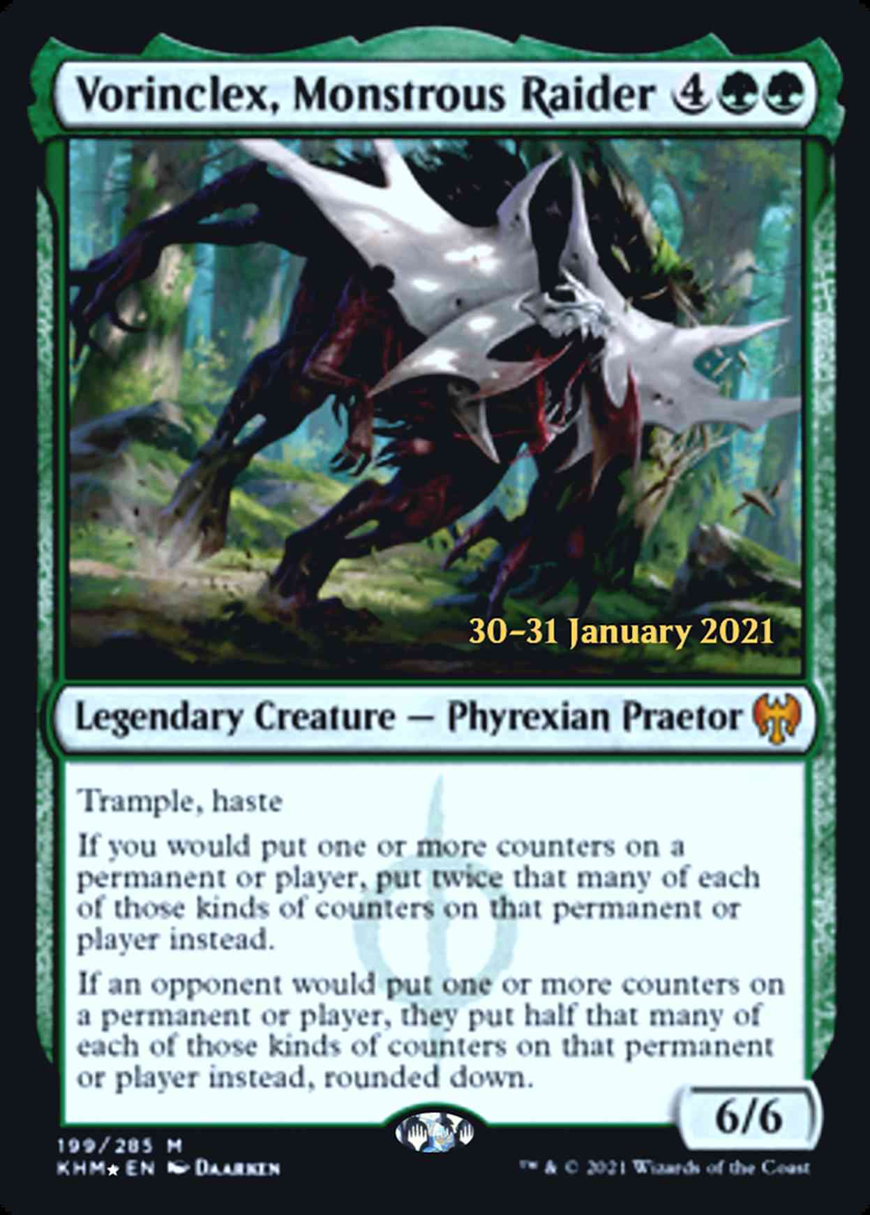 Vorinclex, Monstrous Raider magic card front
