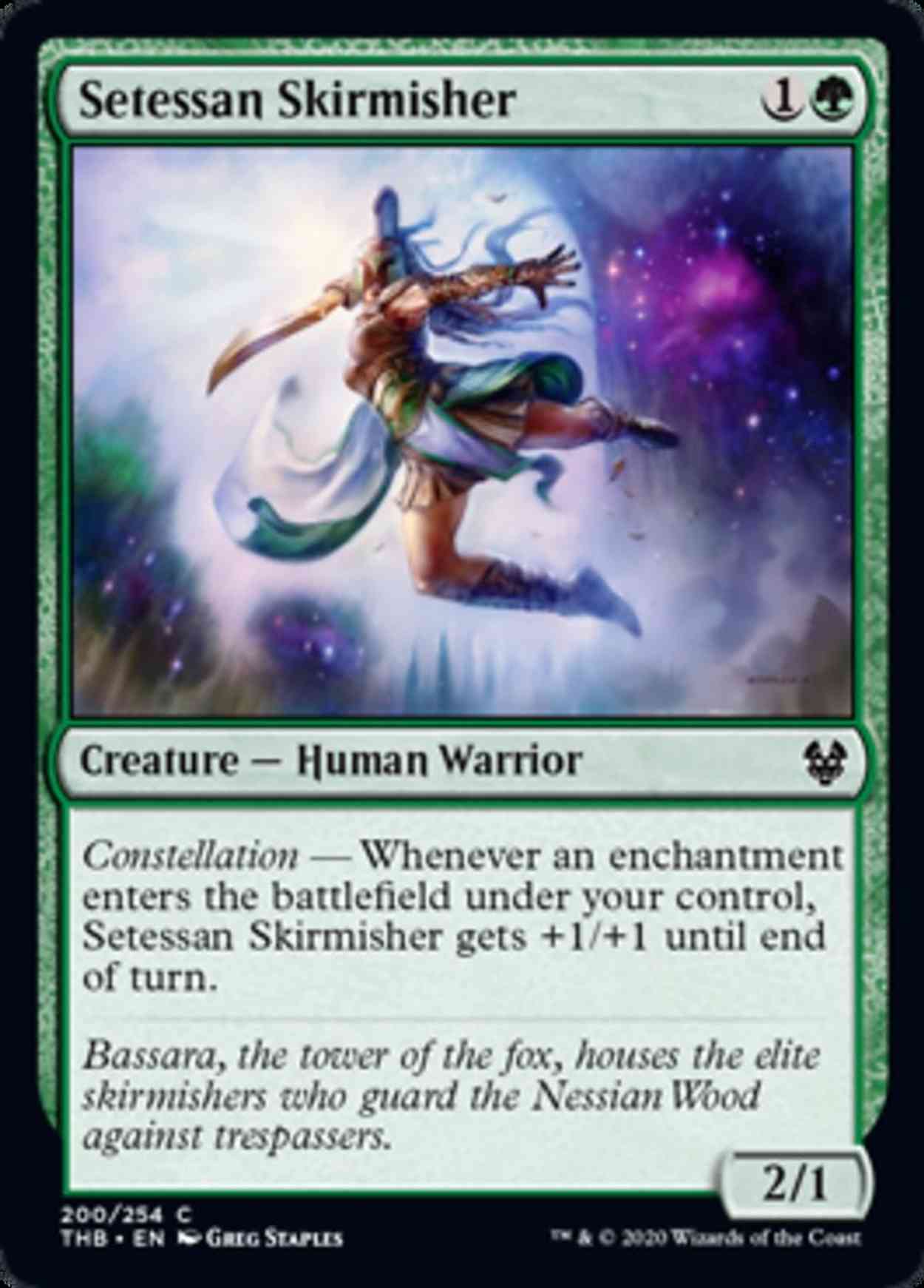 Setessan Skirmisher magic card front