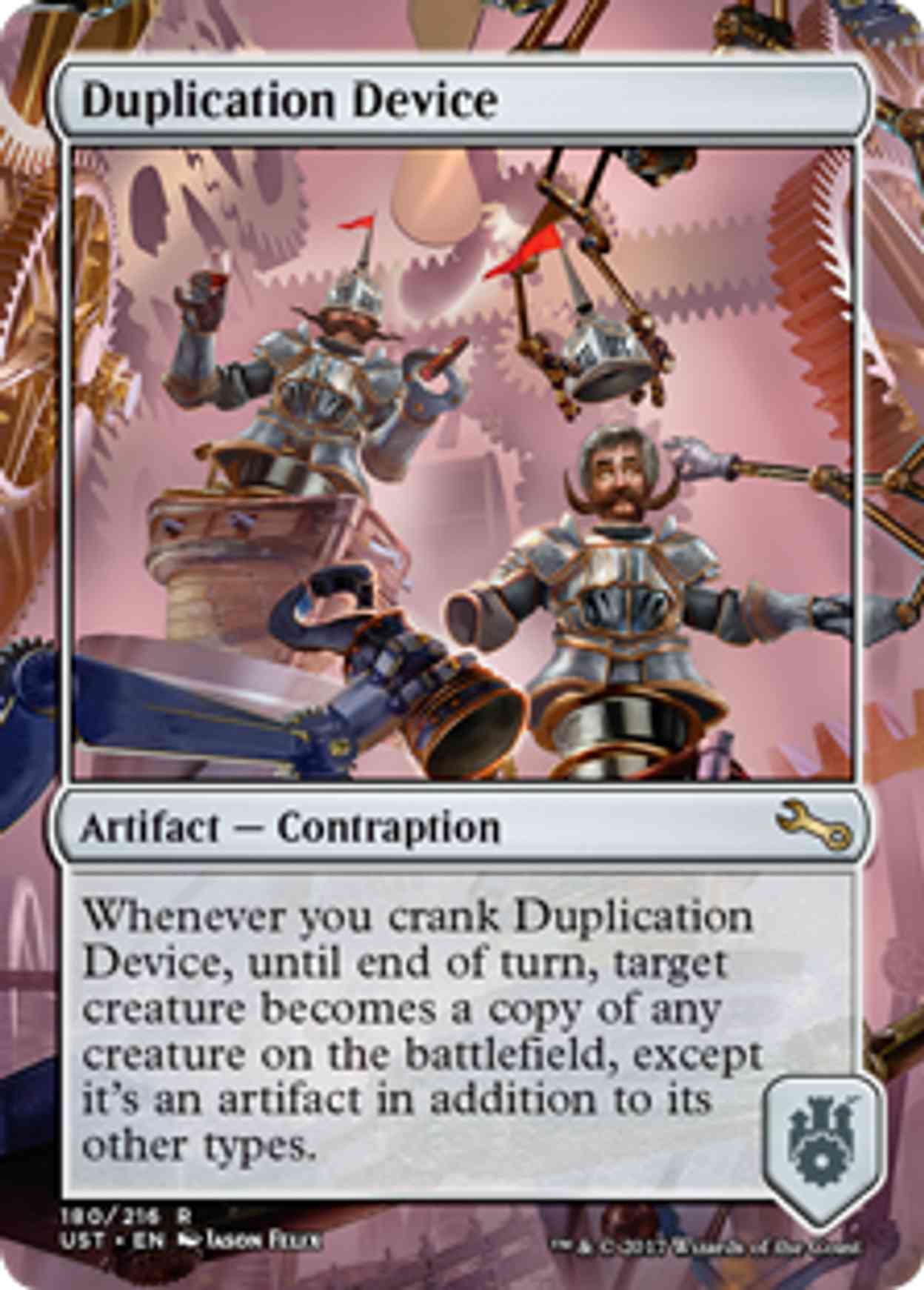 Duplication Device magic card front