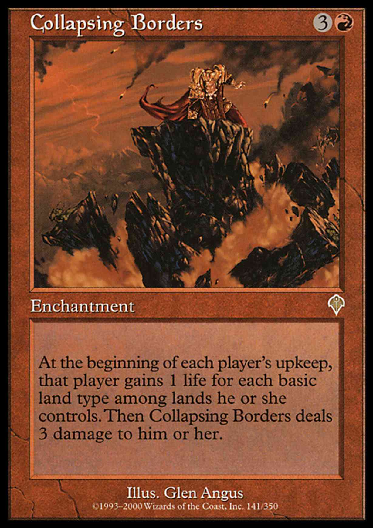 Collapsing Borders magic card front