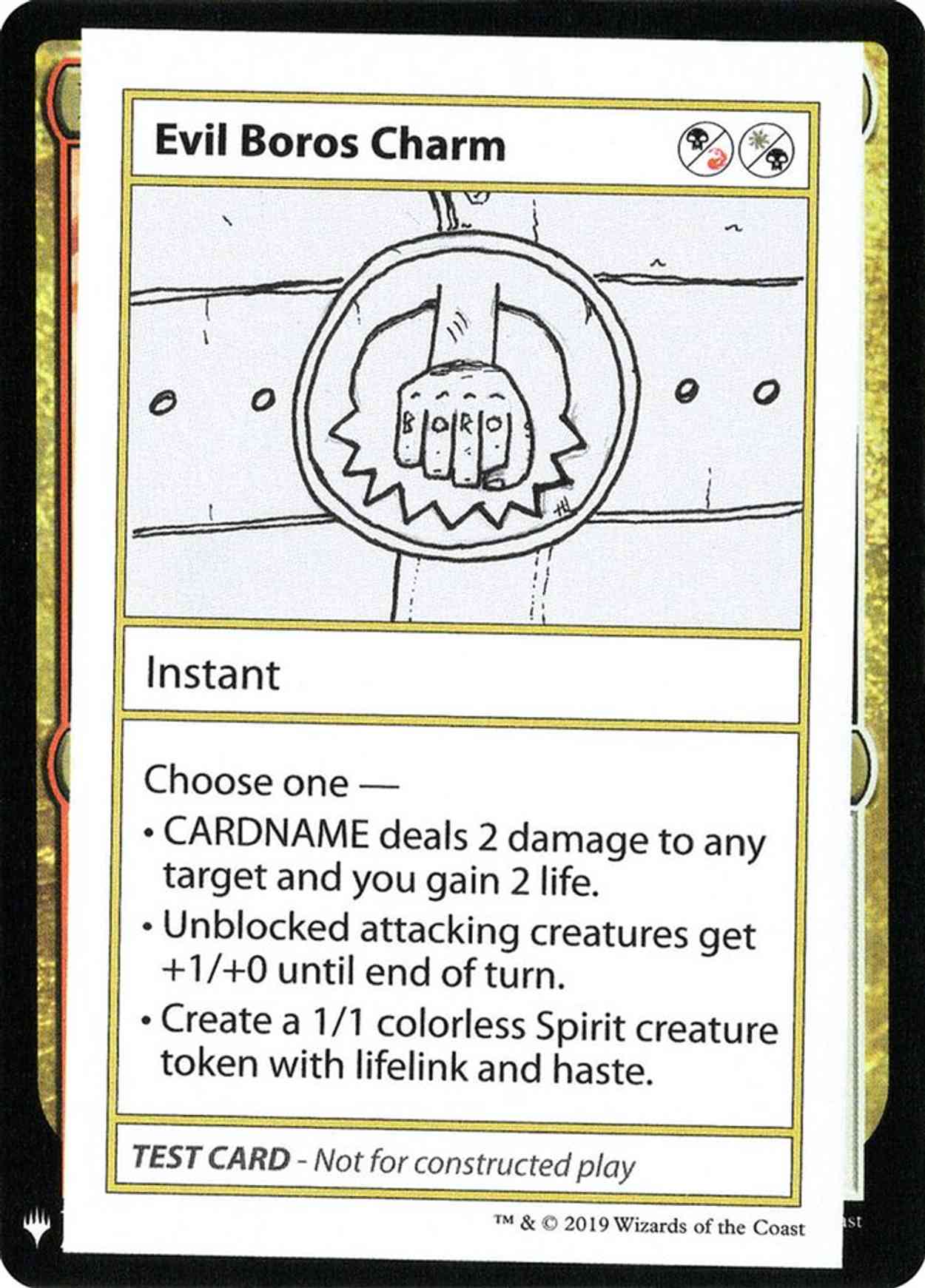 Evil Boros Charm magic card front