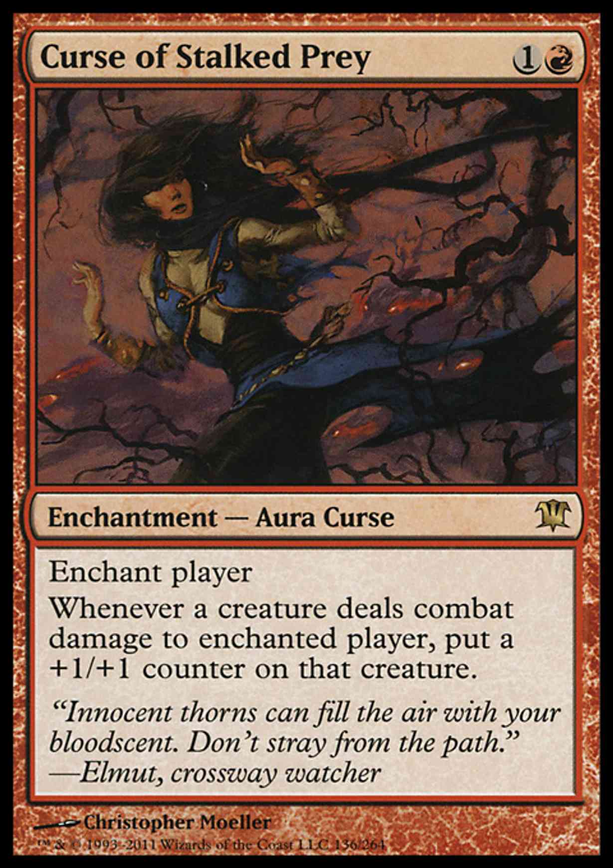 Curse of Stalked Prey magic card front