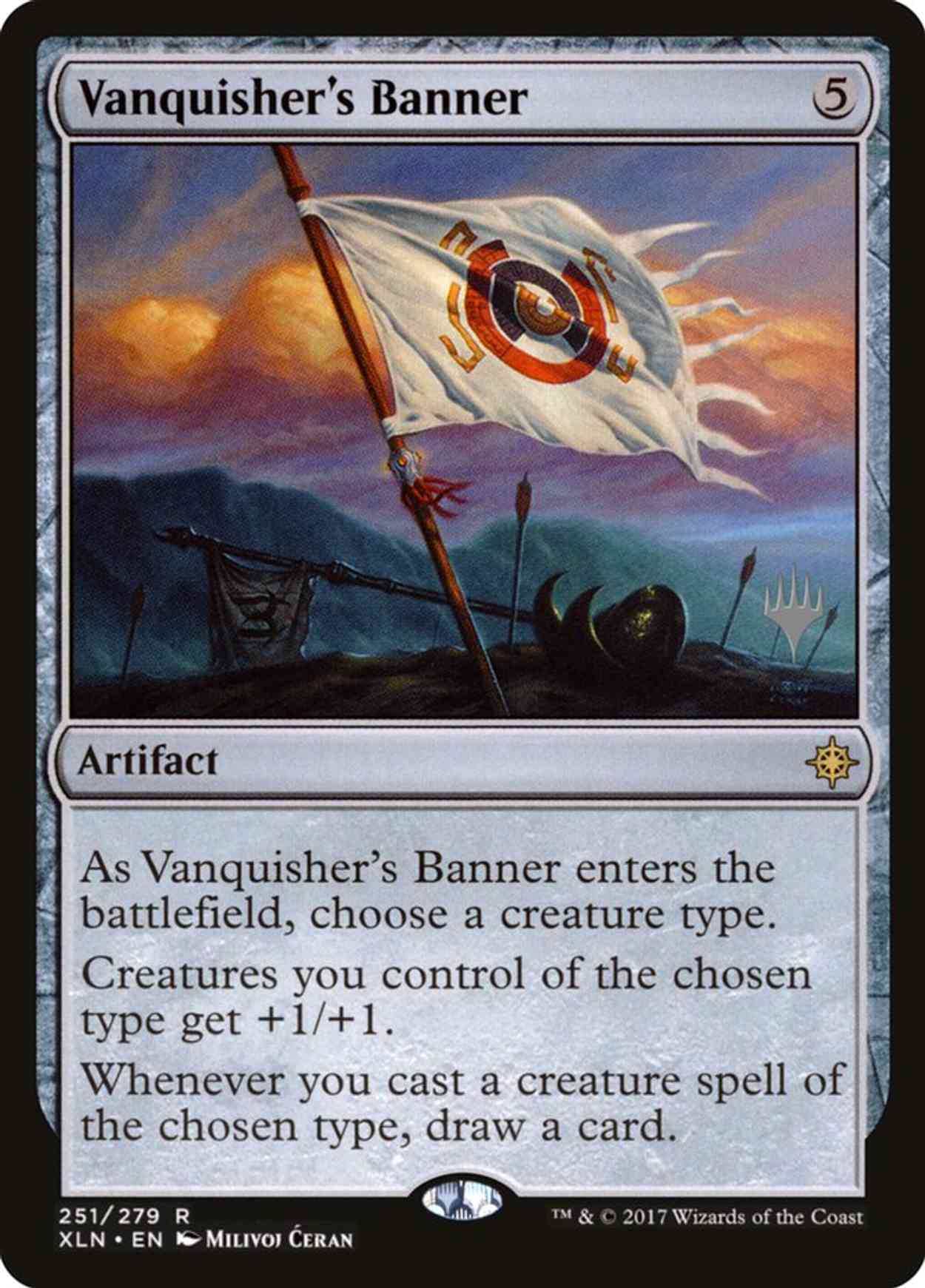 Vanquisher's Banner magic card front