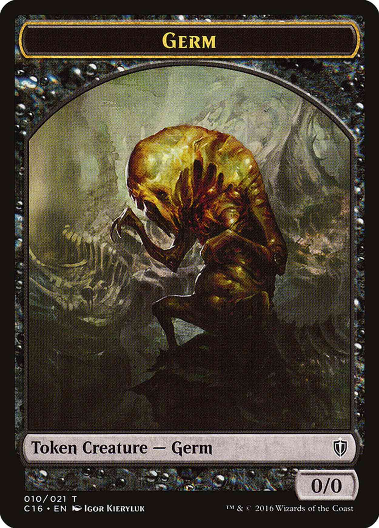 Germ // Spirit (White) Double-sided Token magic card front