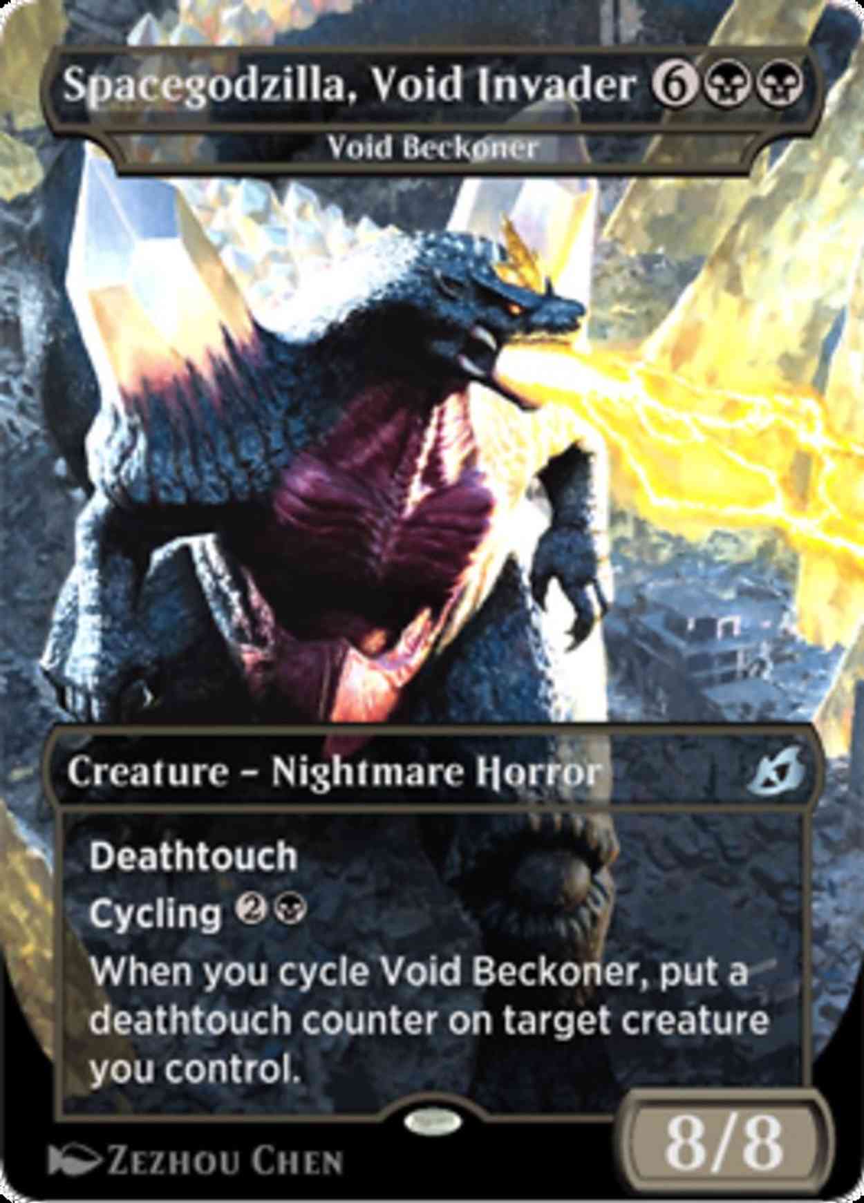 Spacegodzilla, Death Corona - Void Beckoner magic card front