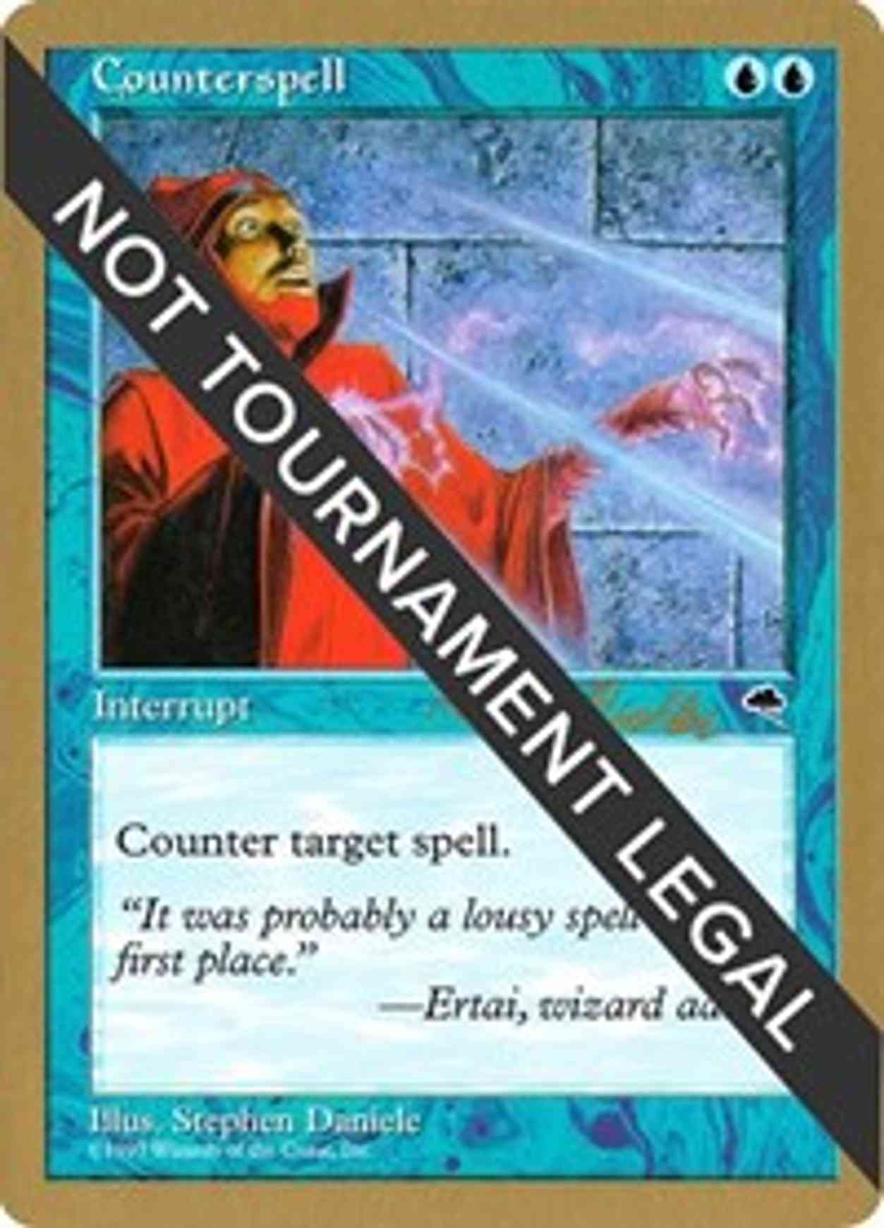 Counterspell - 1998 Randy Buehler (TMP) magic card front