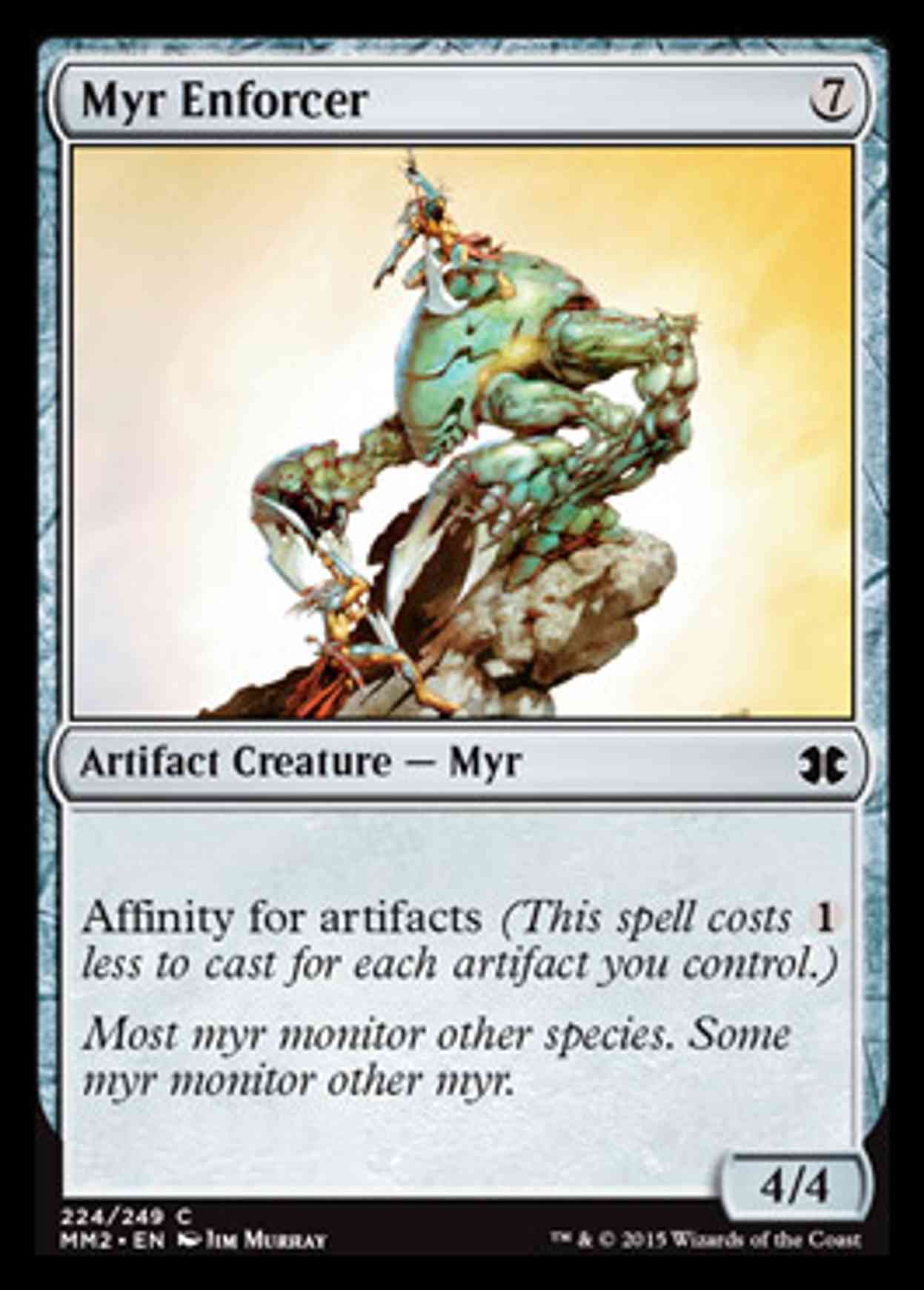 Myr Enforcer magic card front