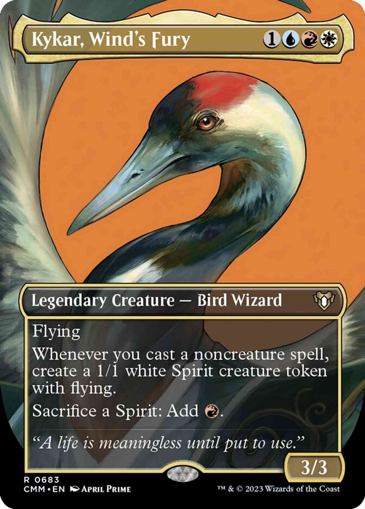 Kykar, Wind's Fury (Borderless) magic card front