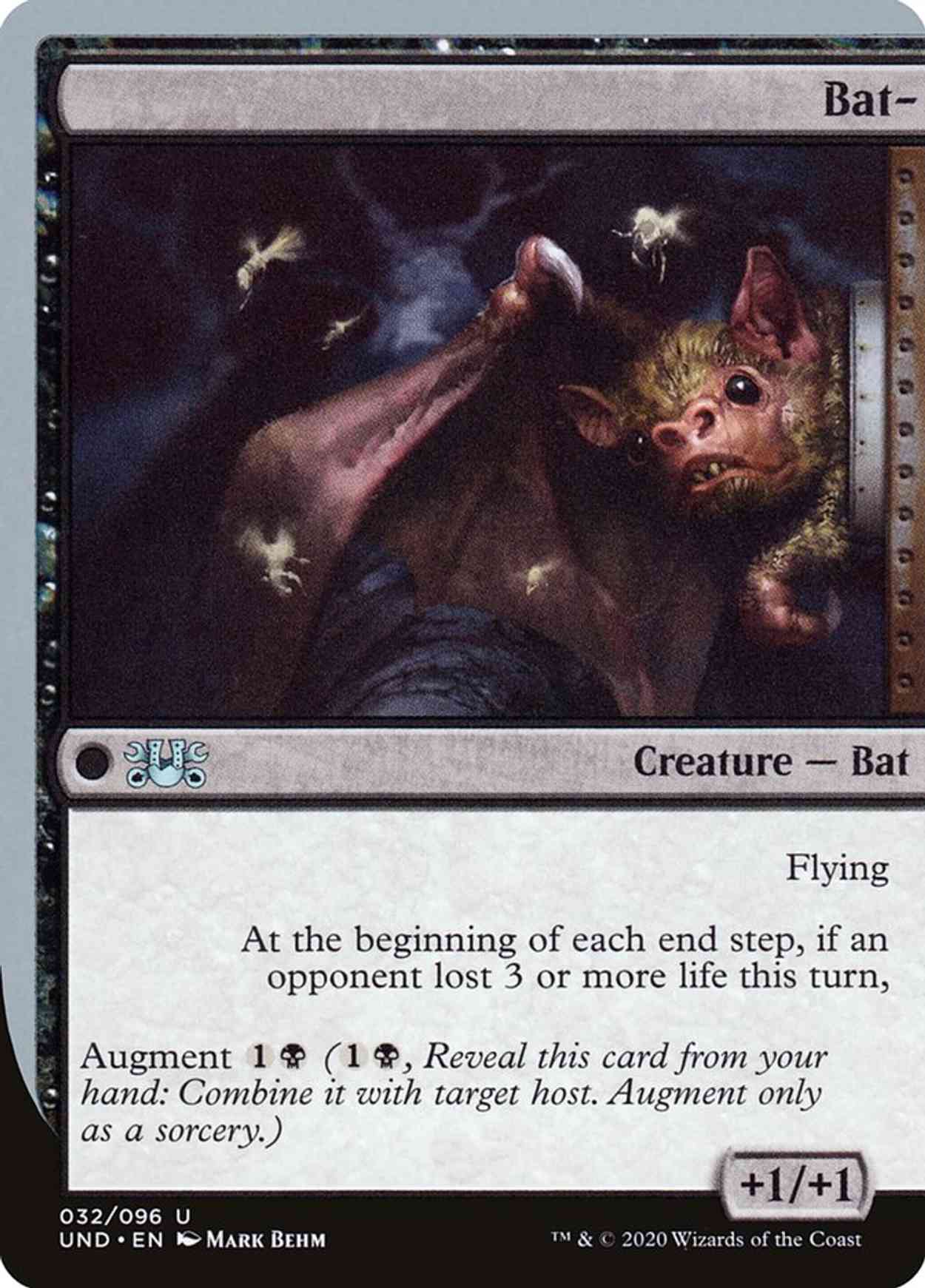 Bat- magic card front