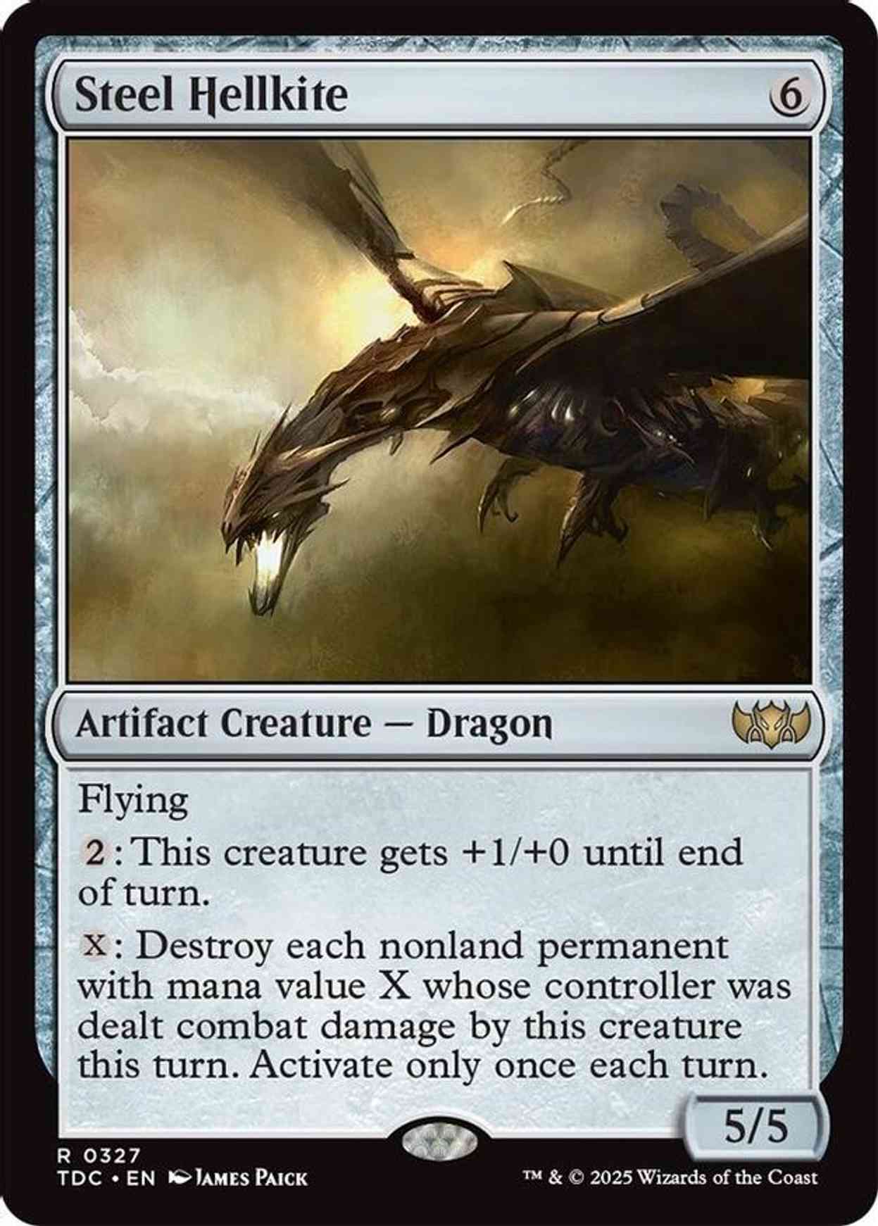Steel Hellkite magic card front