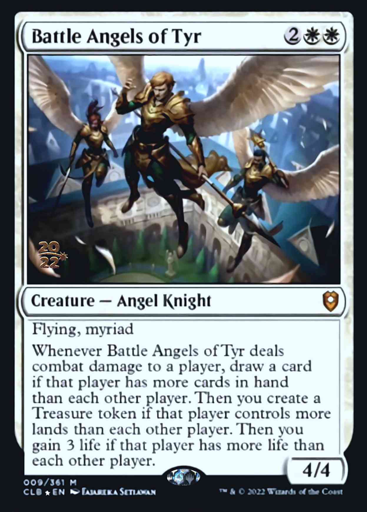 Battle Angels of Tyr magic card front