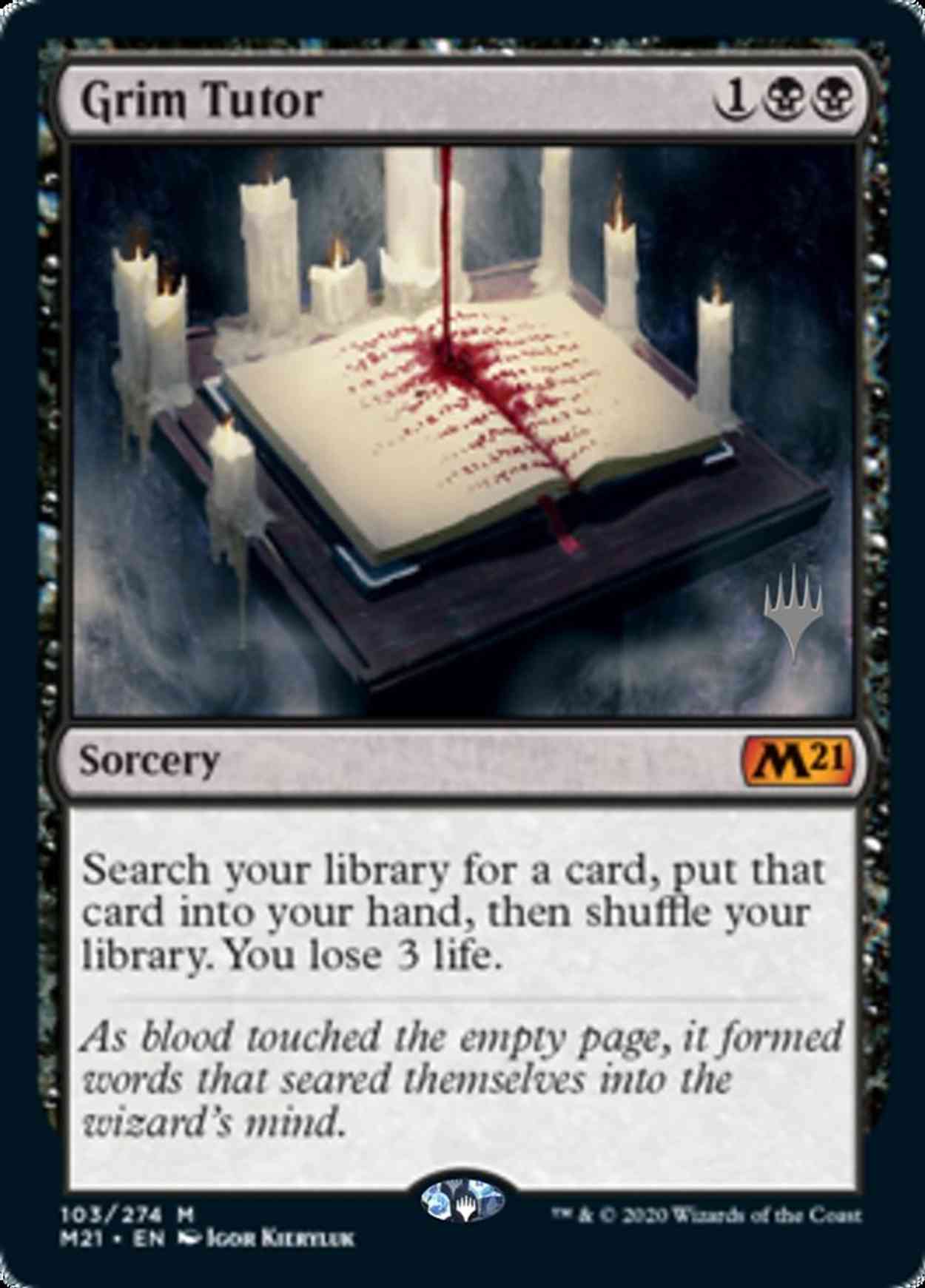 Grim Tutor magic card front