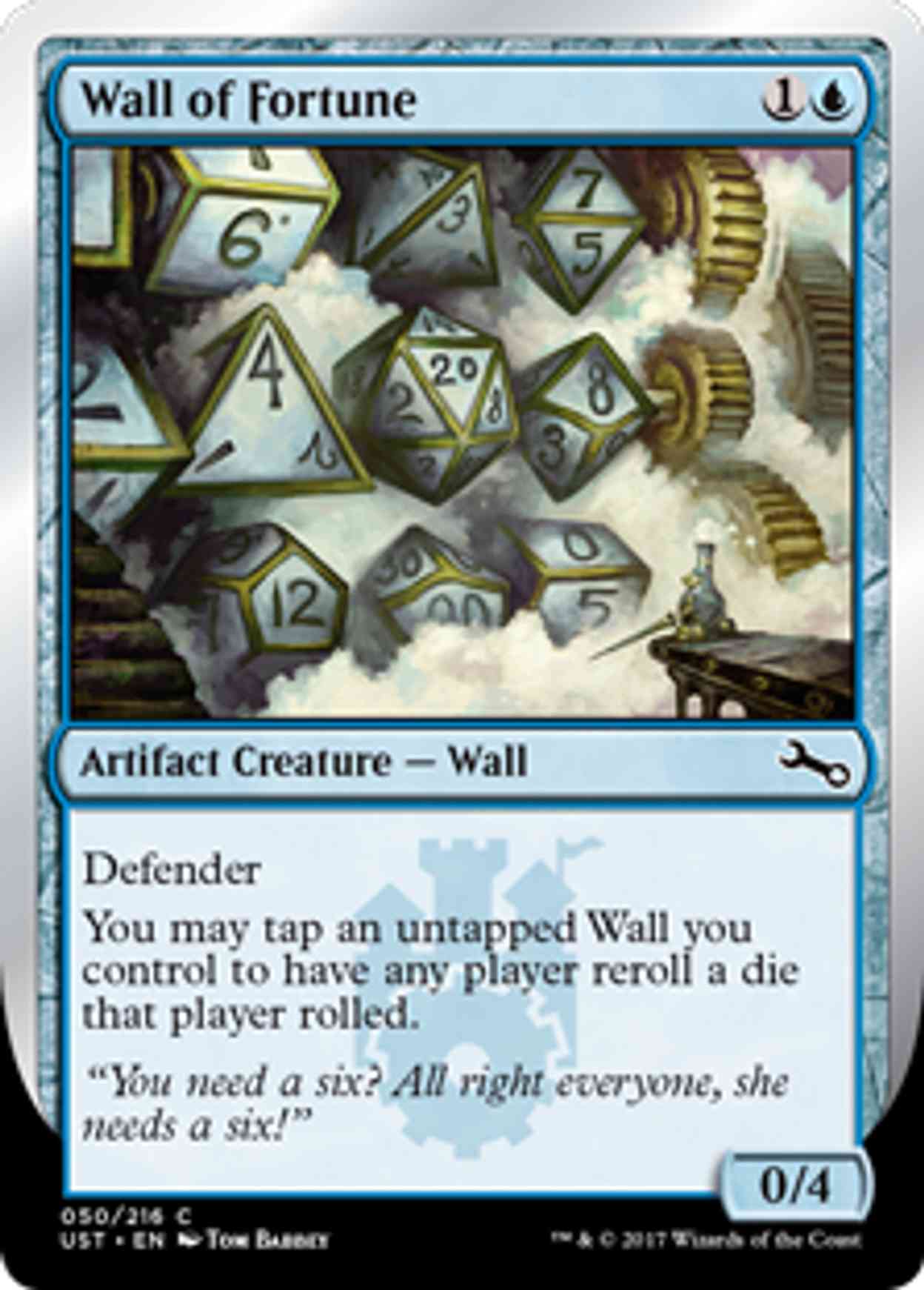 Wall of Fortune magic card front