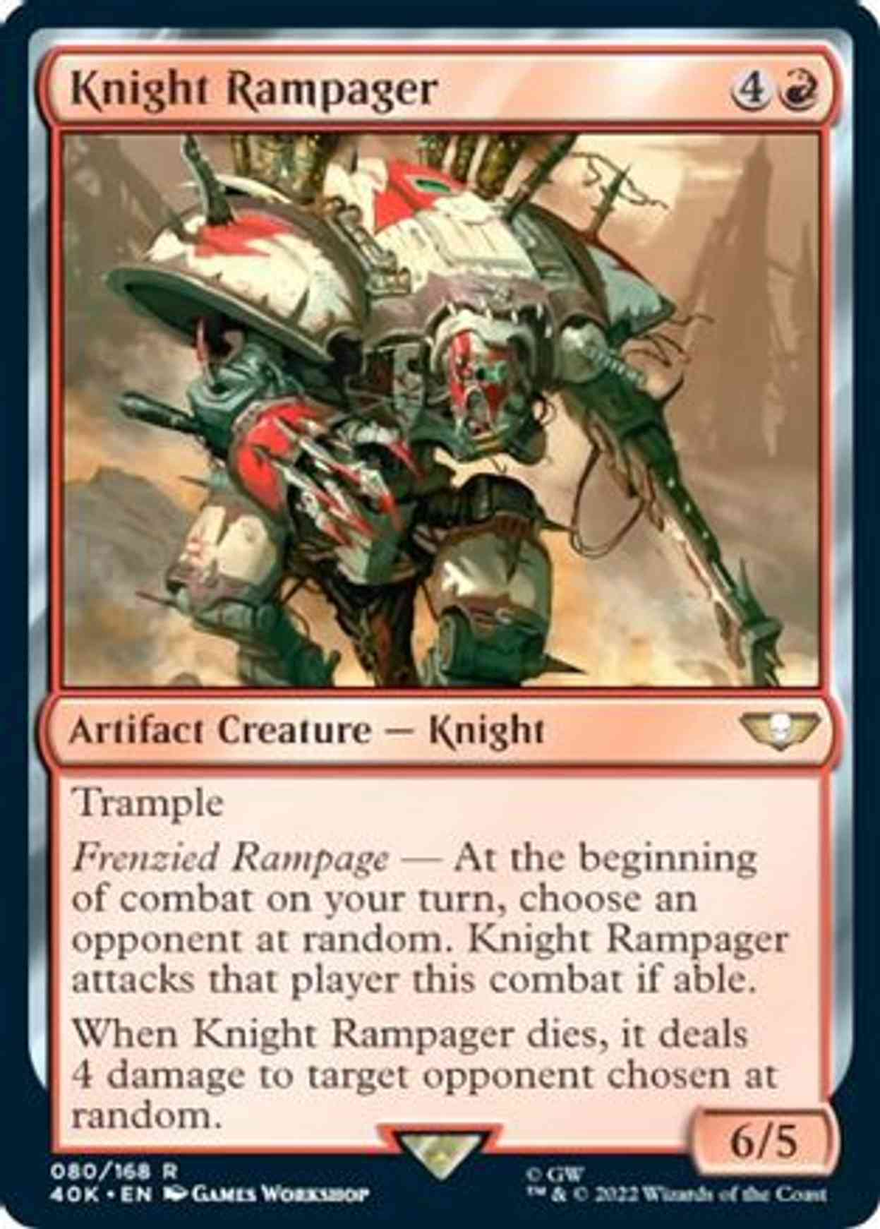 Knight Rampager (Surge Foil) magic card front