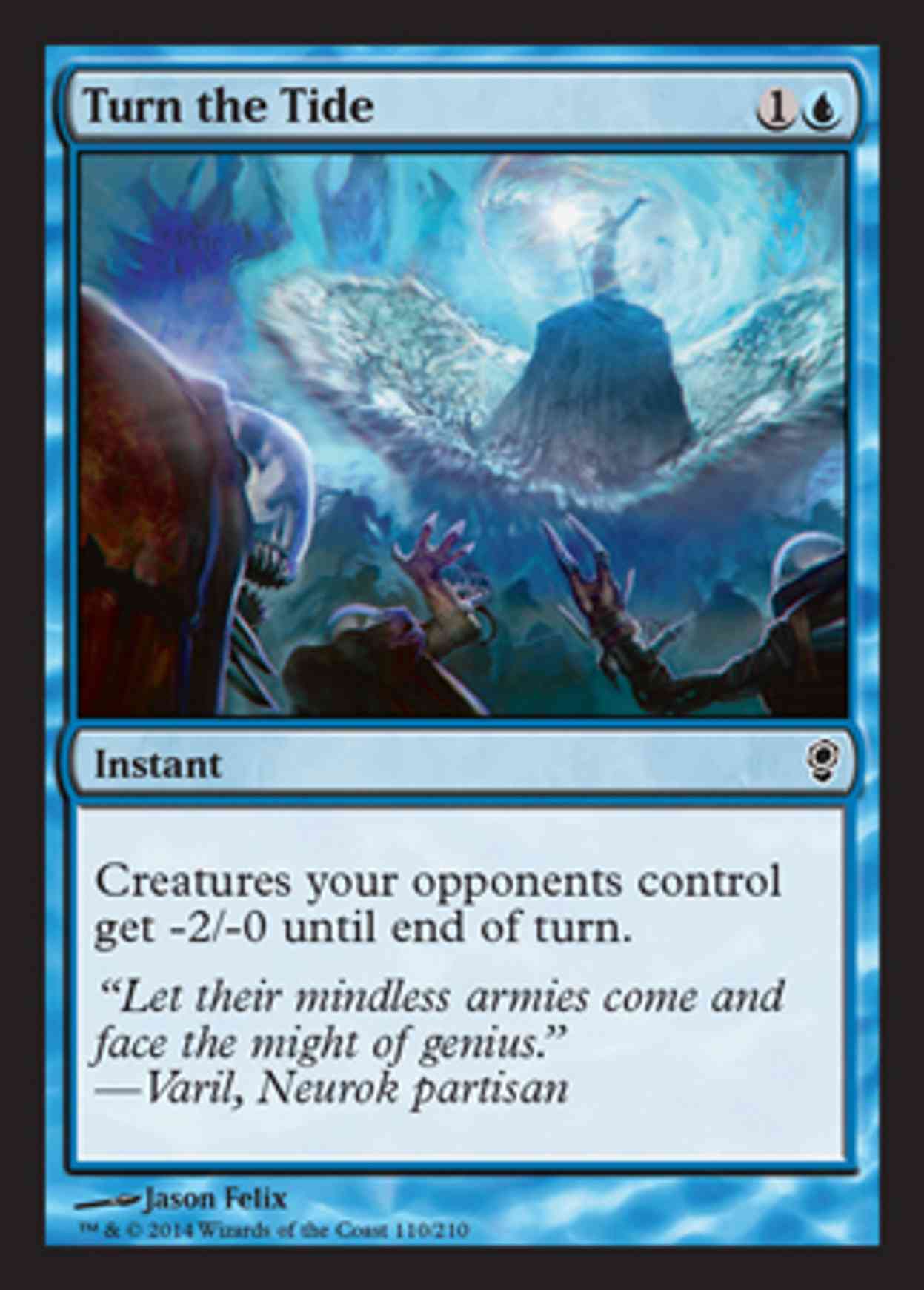 Turn the Tide magic card front