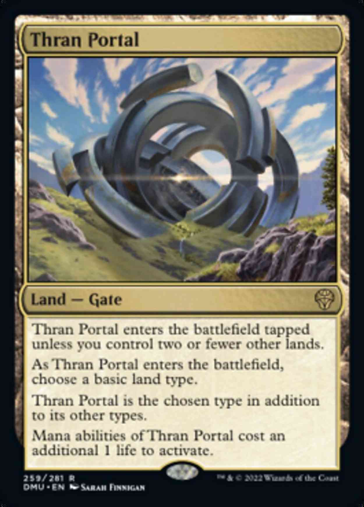 Thran Portal magic card front