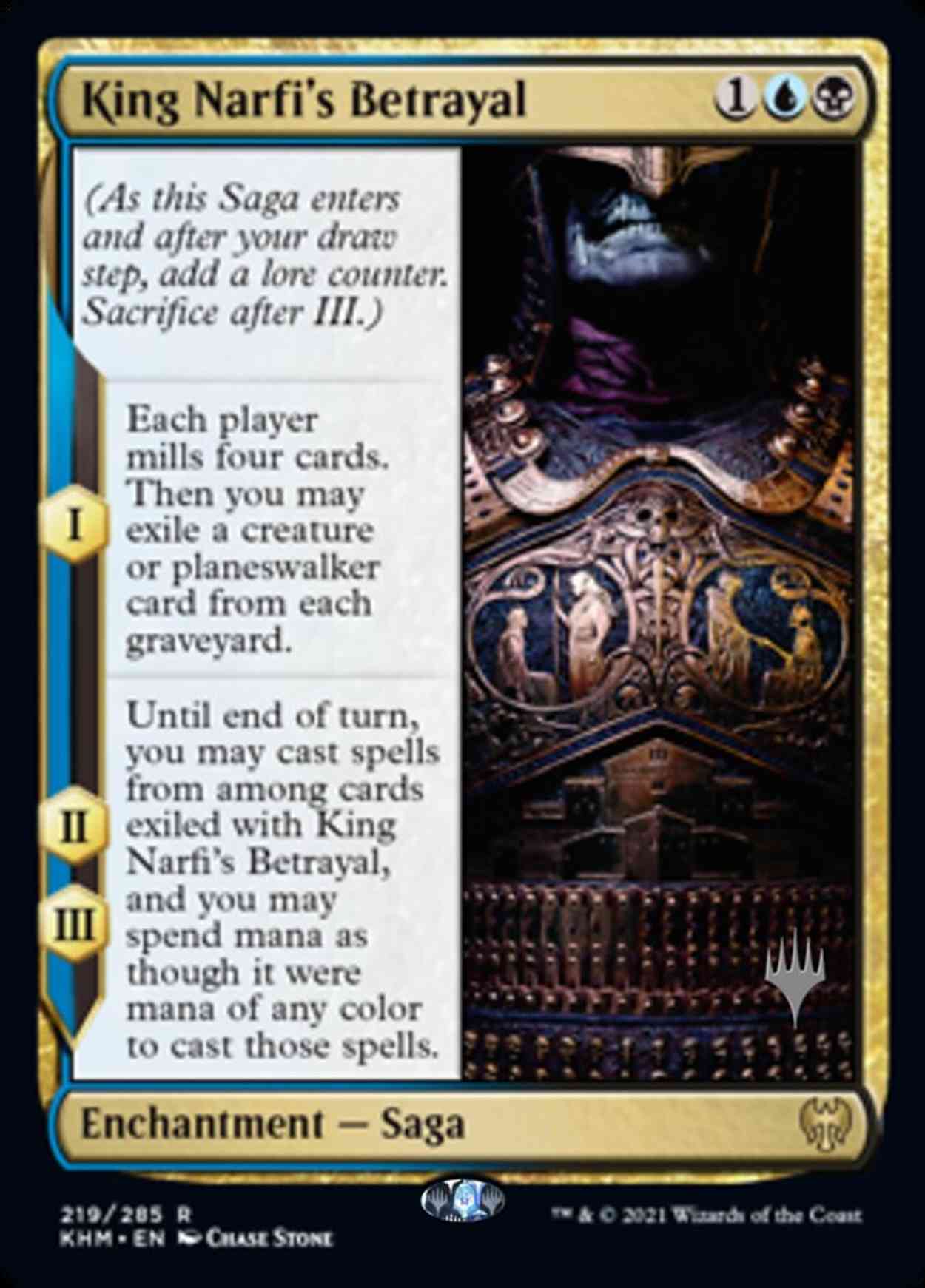 King Narfi's Betrayal magic card front