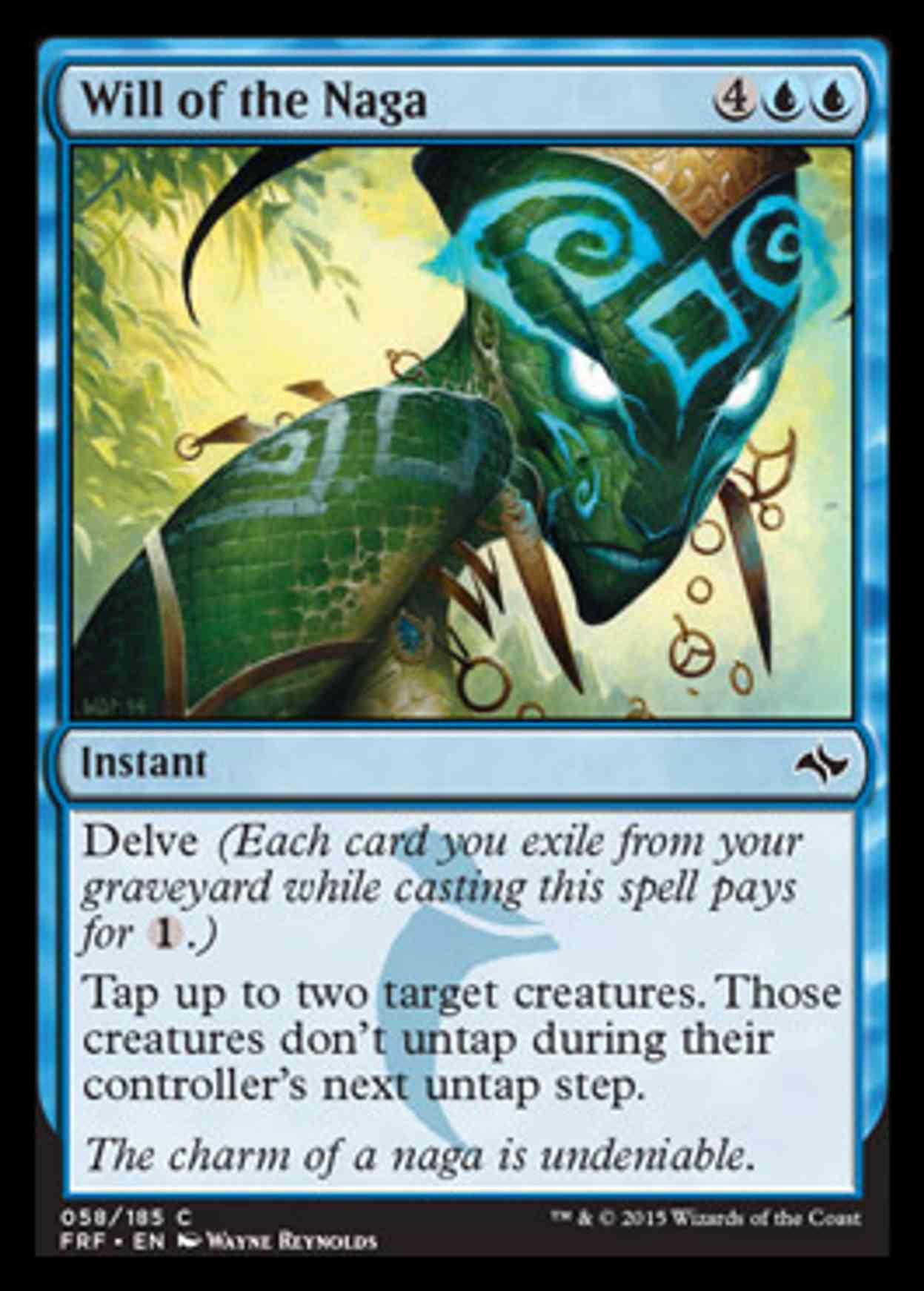 Will of the Naga magic card front