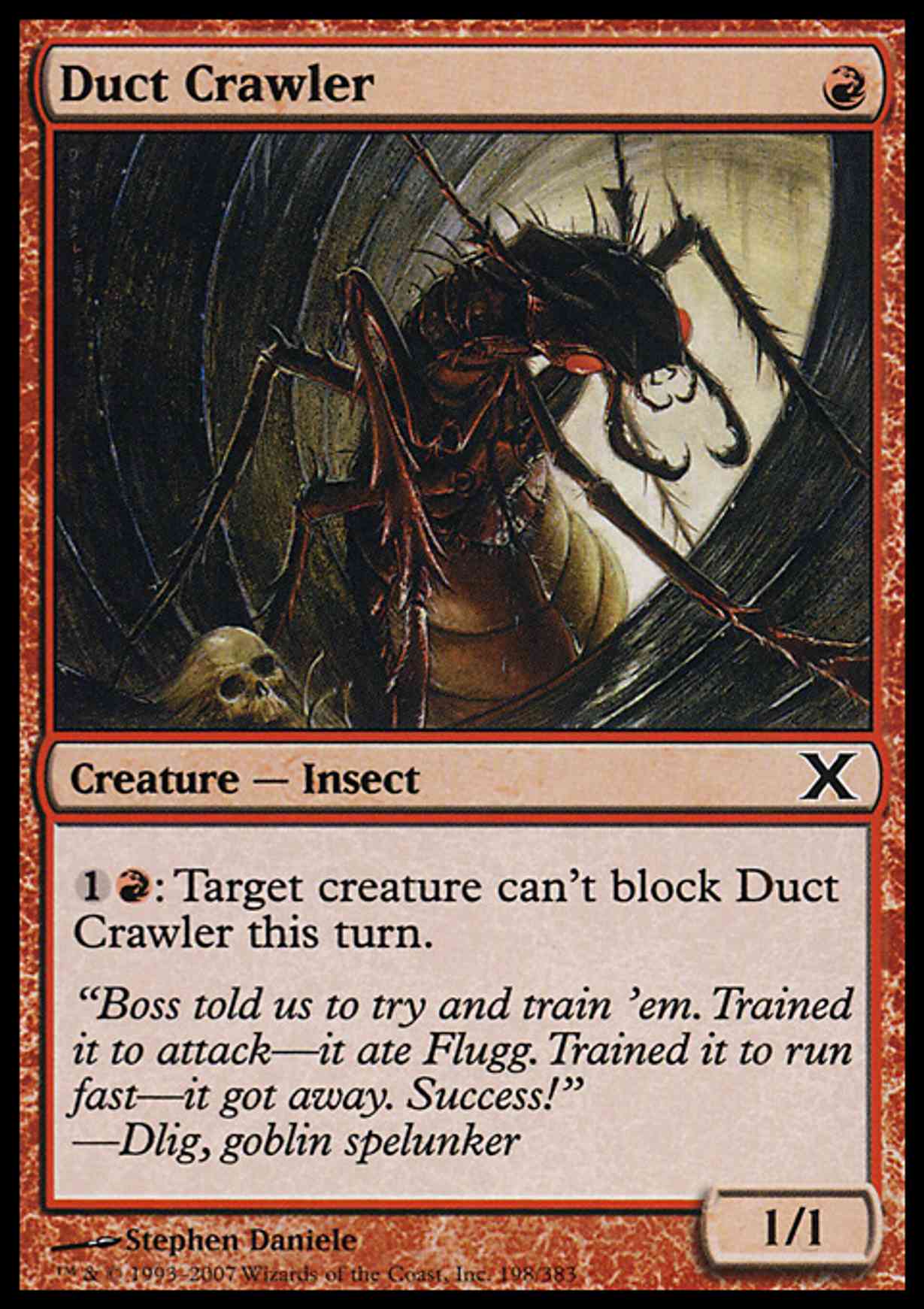 Duct Crawler magic card front