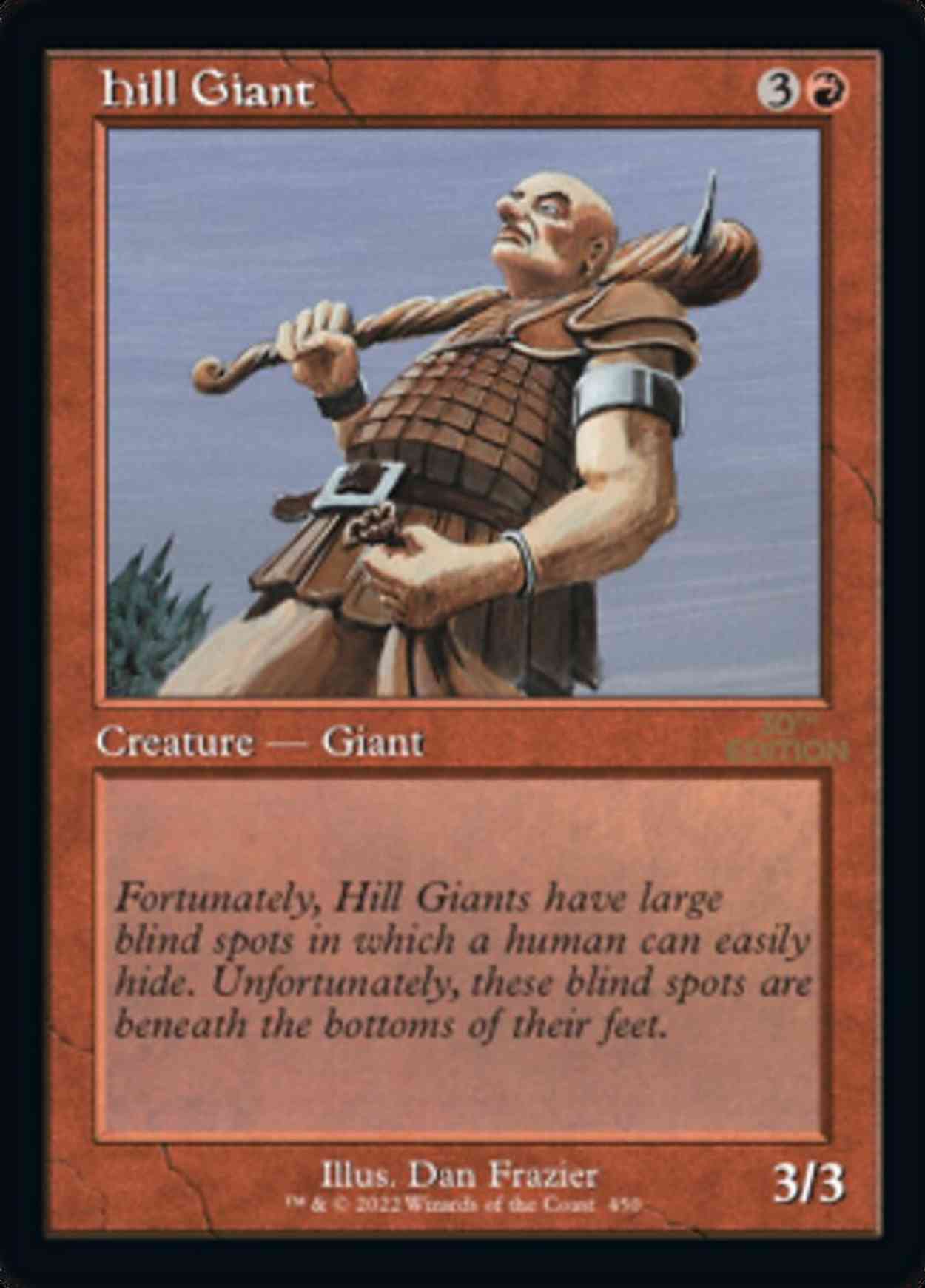Hill Giant (Retro Frame) magic card front