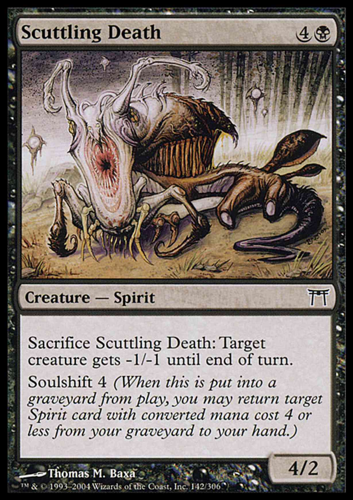 Scuttling Death magic card front