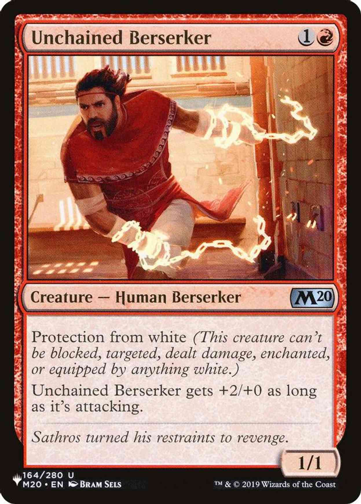 Unchained Berserker magic card front