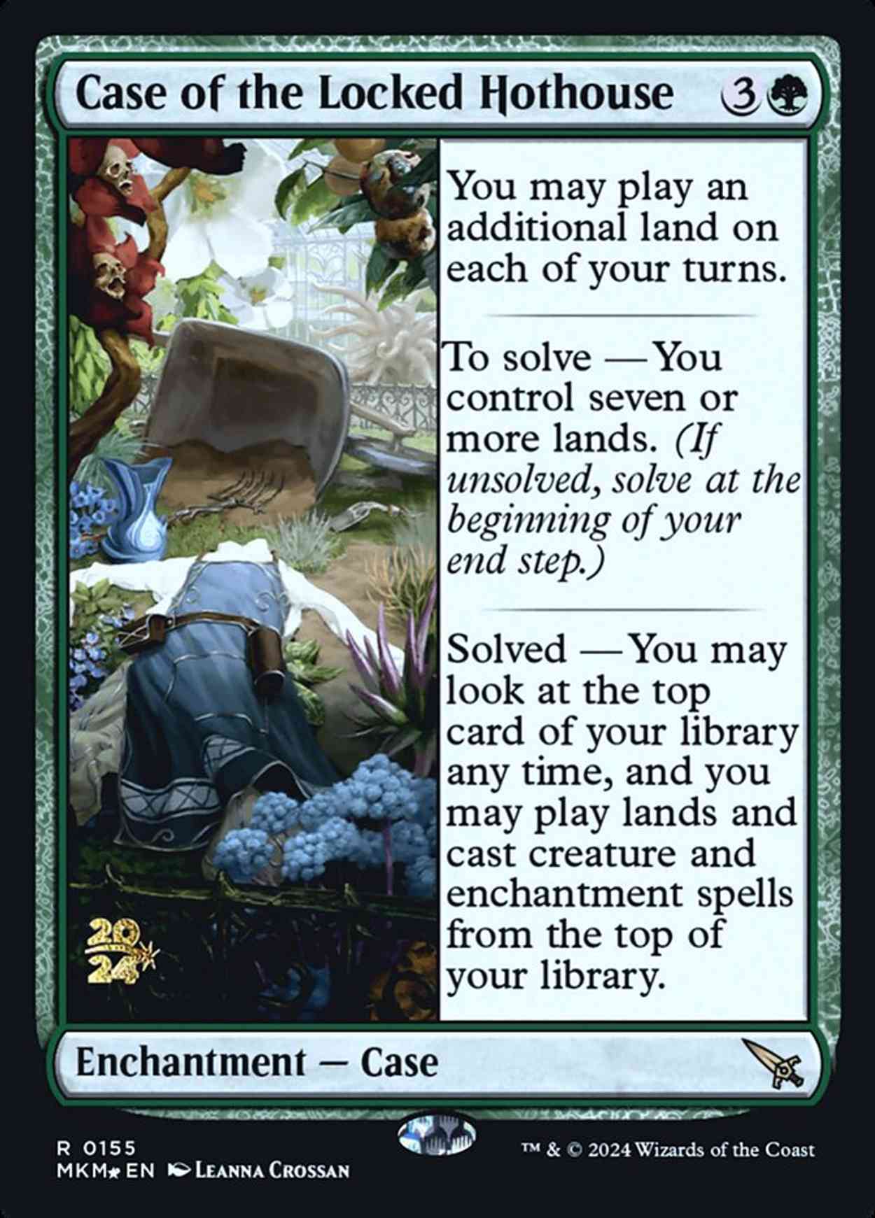 Case of the Locked Hothouse magic card front