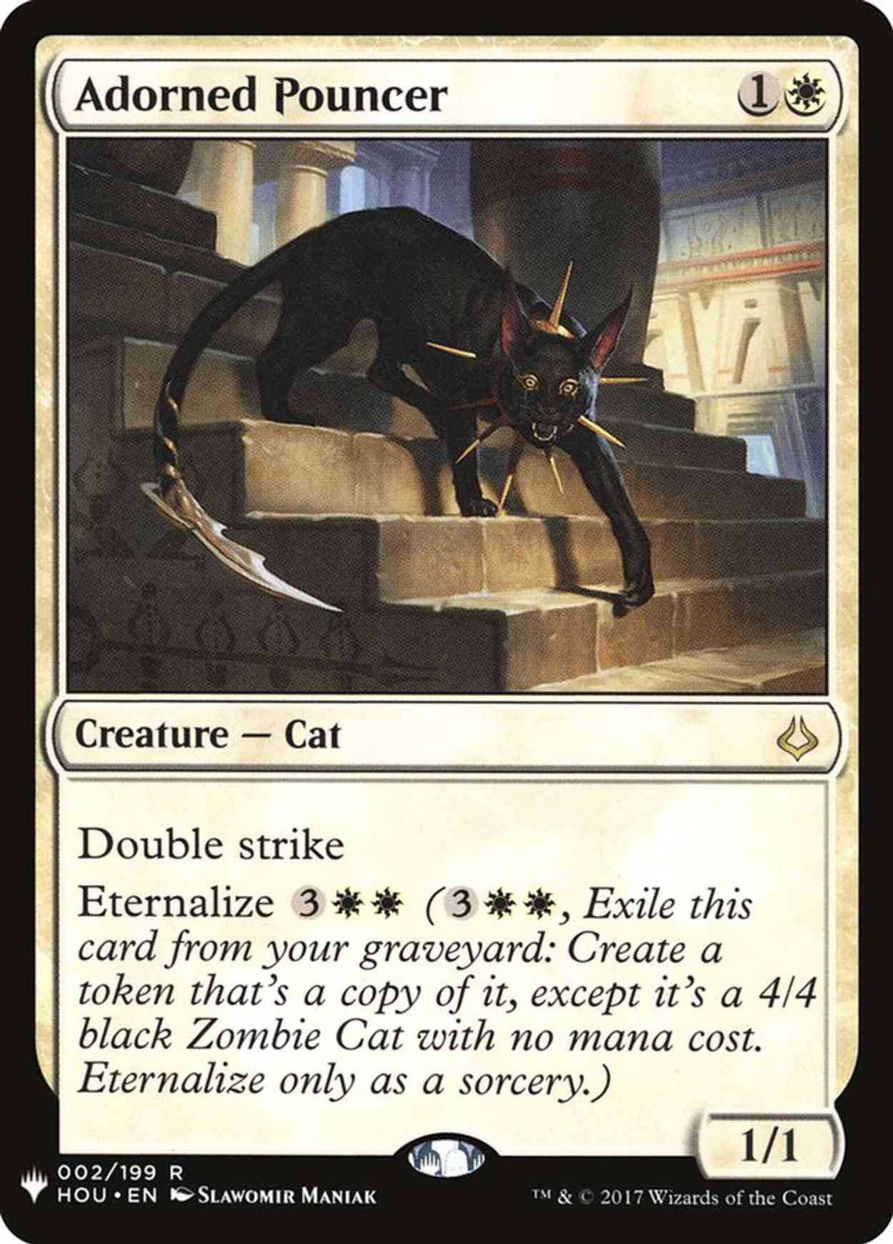 Adorned Pouncer magic card front