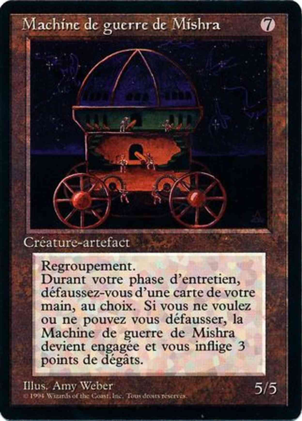 Mishra's War Machine magic card front