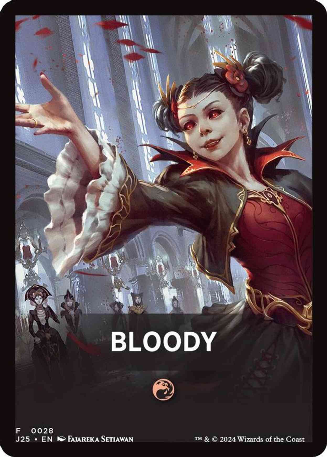 Bloody Theme Card magic card front