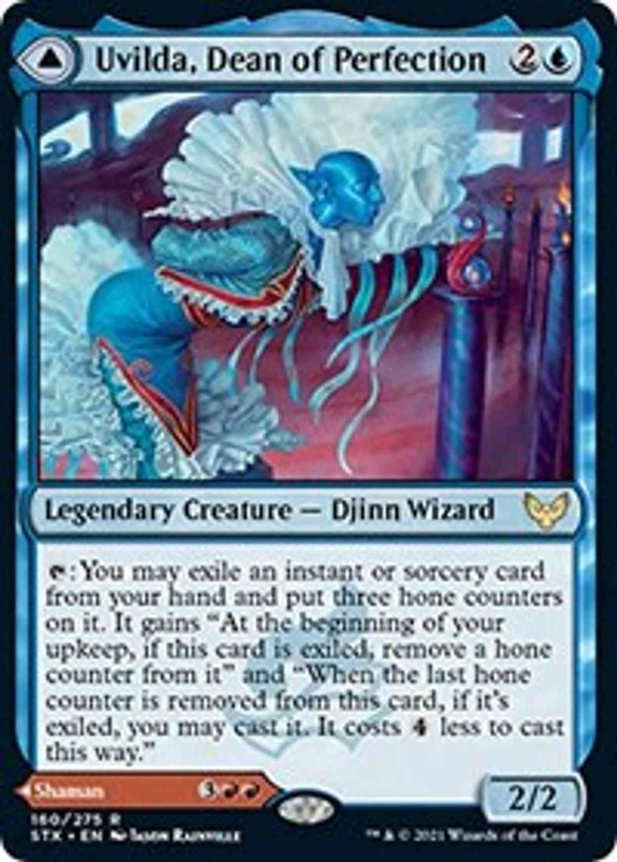 Uvilda, Dean of Perfection magic card front