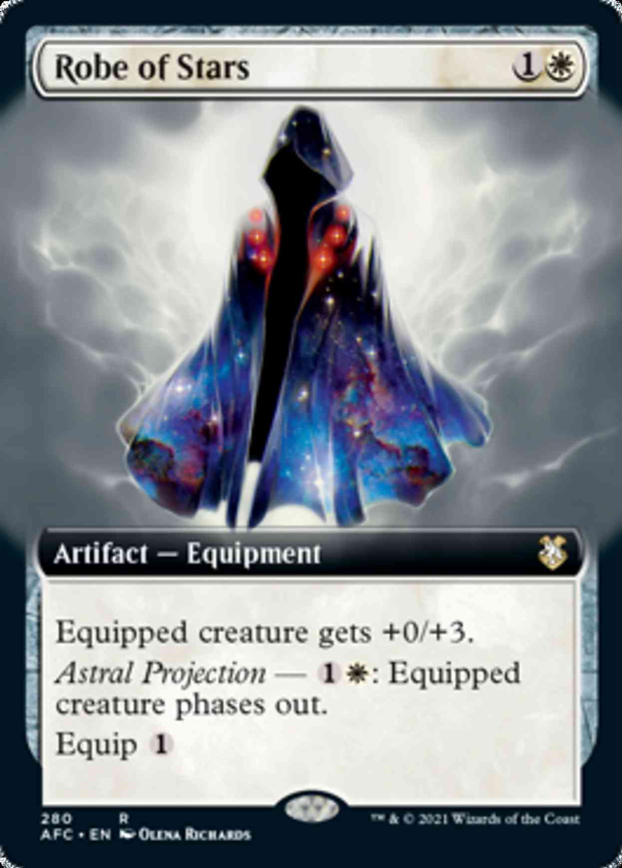 Robe of Stars (Extended Art) magic card front