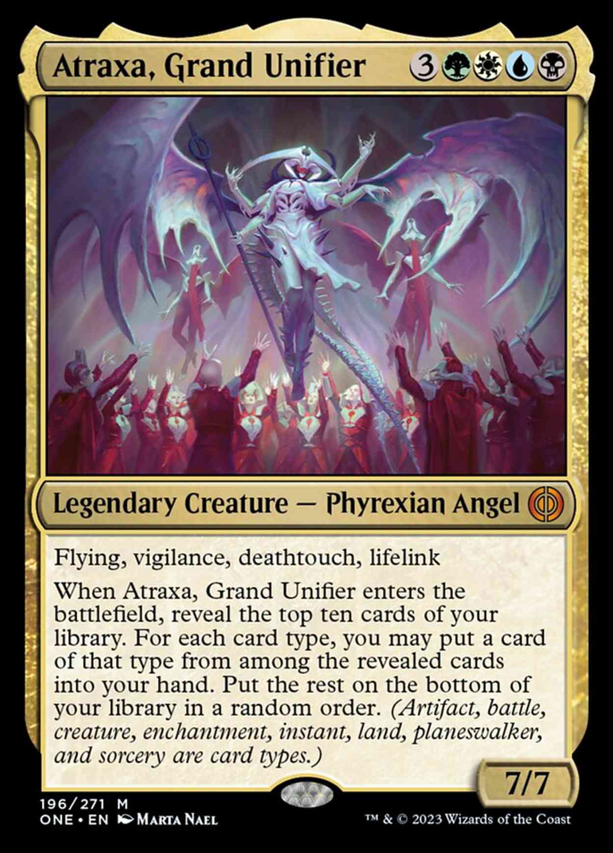 Atraxa, Grand Unifier magic card front